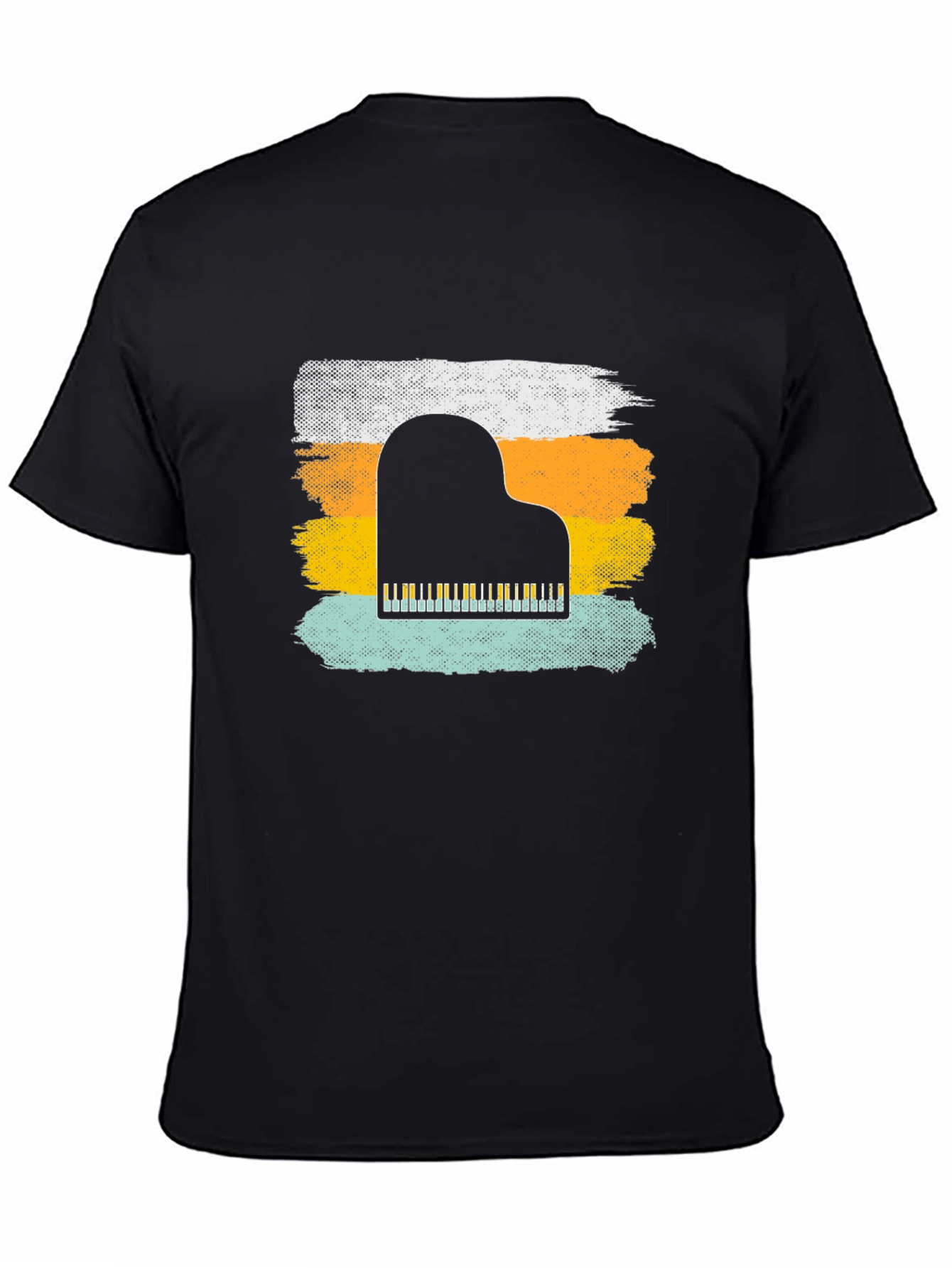 Retro Piano T-Shirt - Music Lover Tee - 4