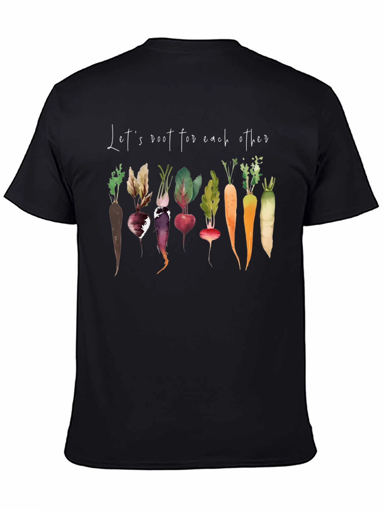 Black Root for Each Other Graphic Tee view 4