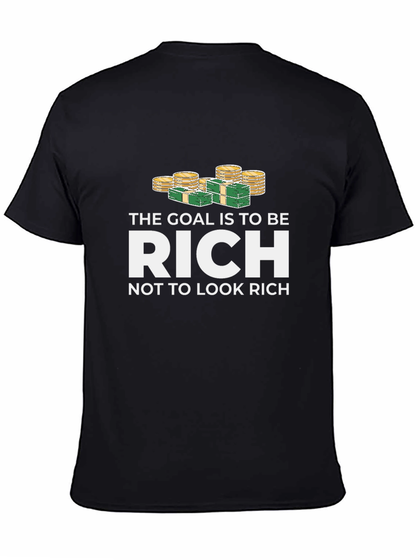 Black Be Rich T-Shirt view 4