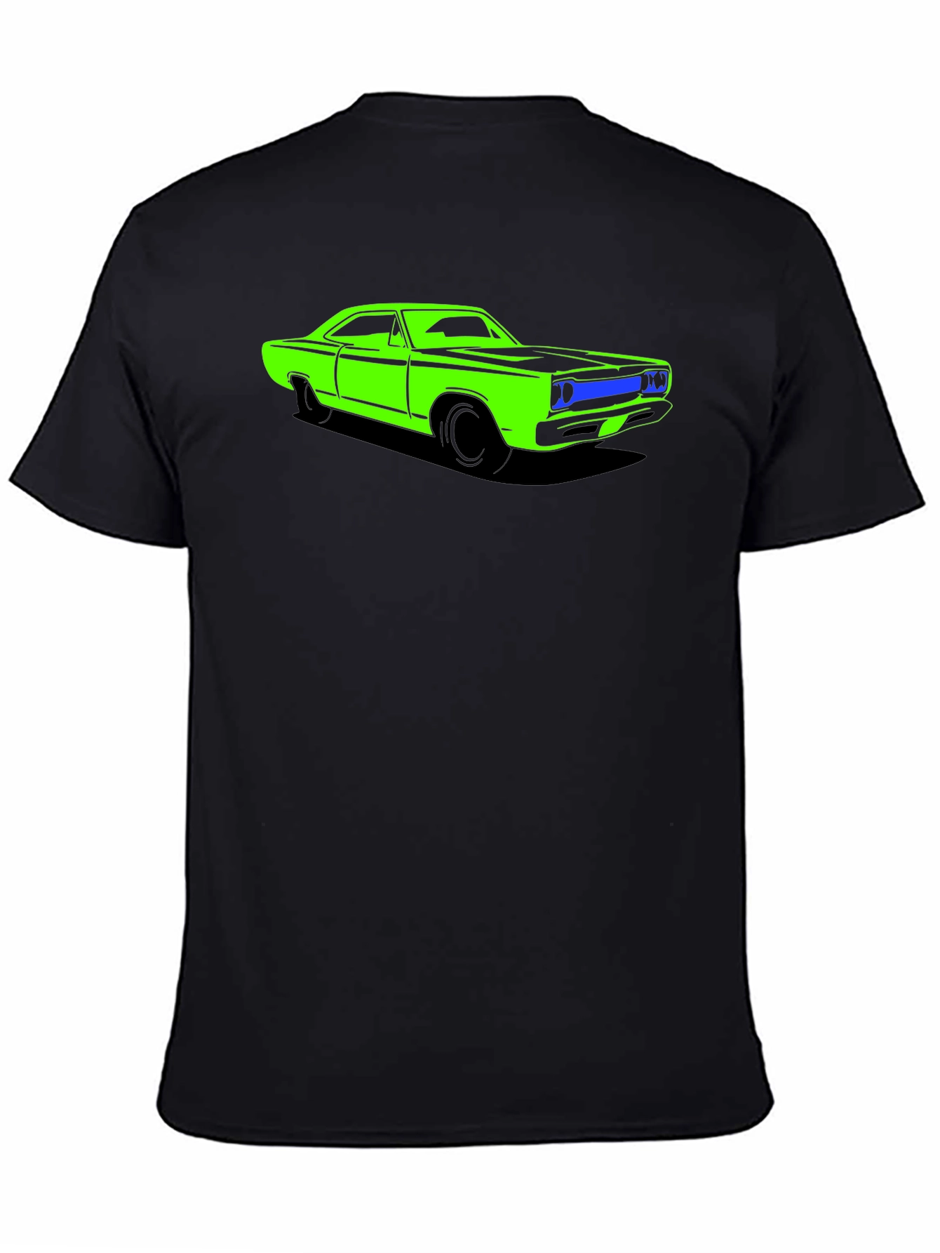 Black Classic Car Graphic T-Shirt - Cool Automotive Design view 4