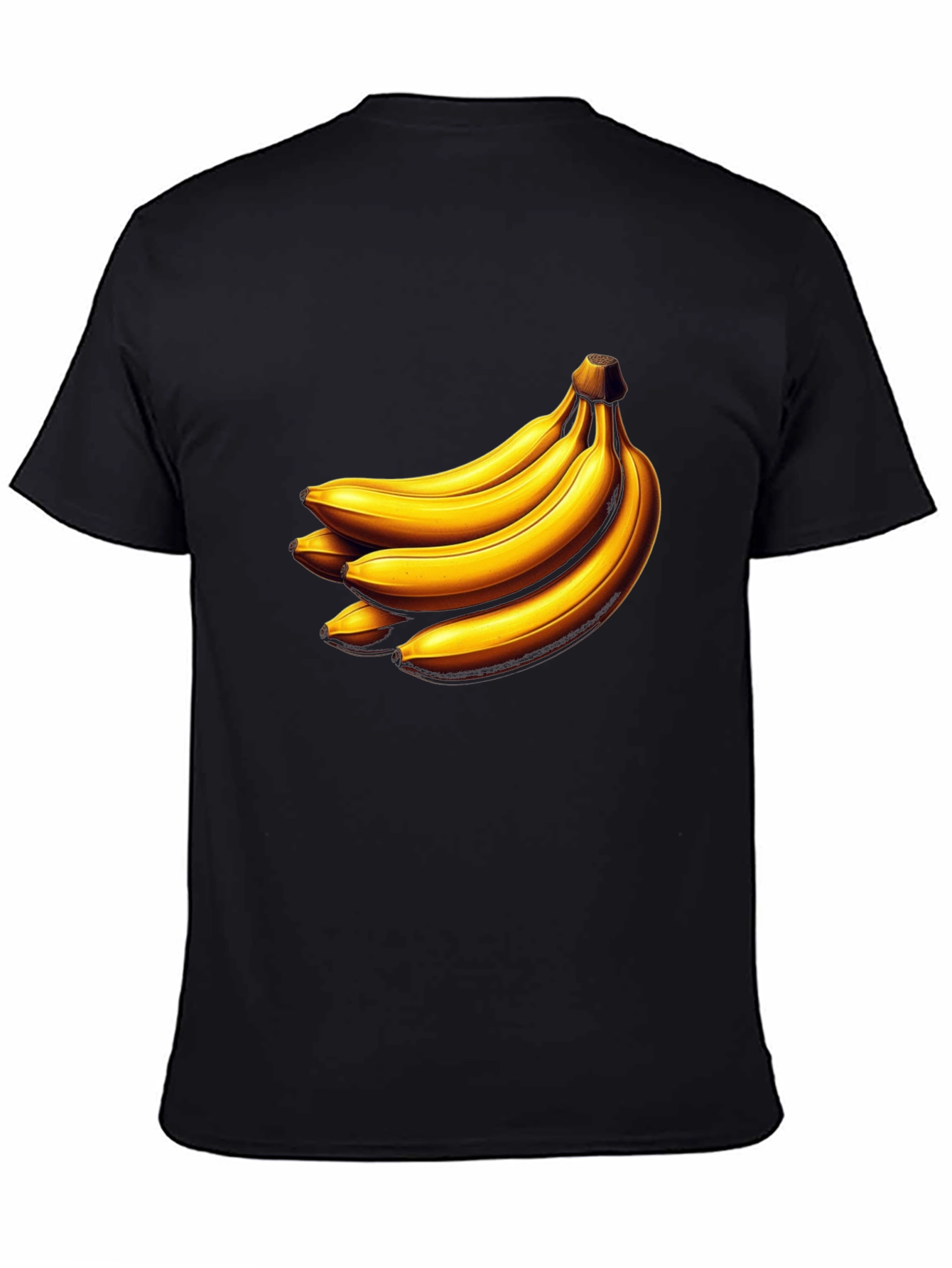 Black Banana Graphic Tee - Unique Fruit Design view 4