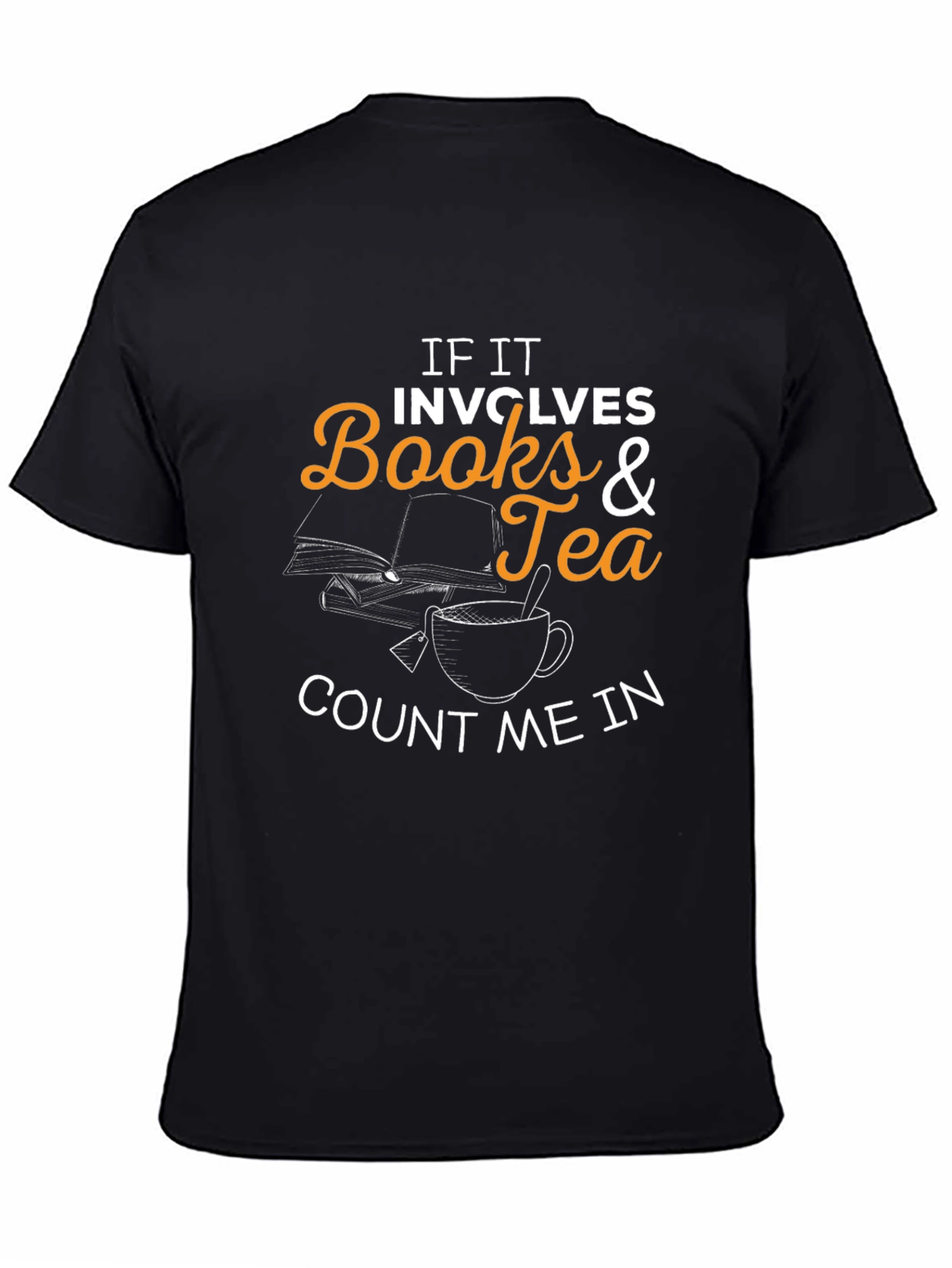 Black Books and Tea T-Shirt - Count Me In view 4