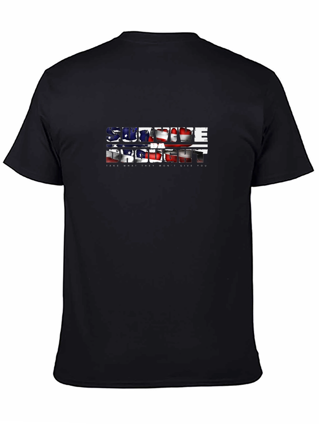 Black Savage Right American Flag T-Shirt view 4