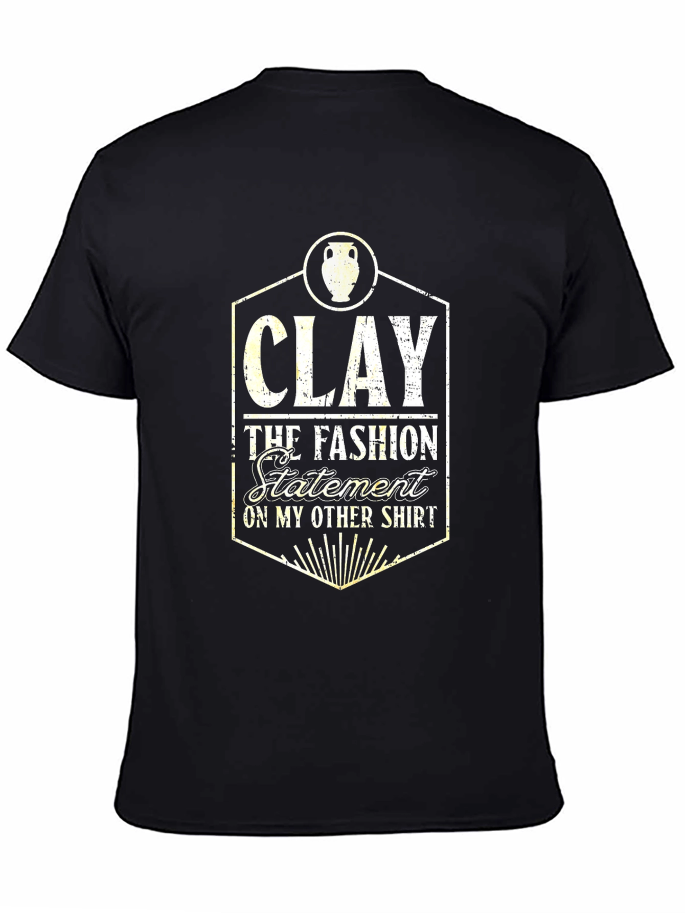 Black Clay The Fashion Statement Graphic Tee view 4