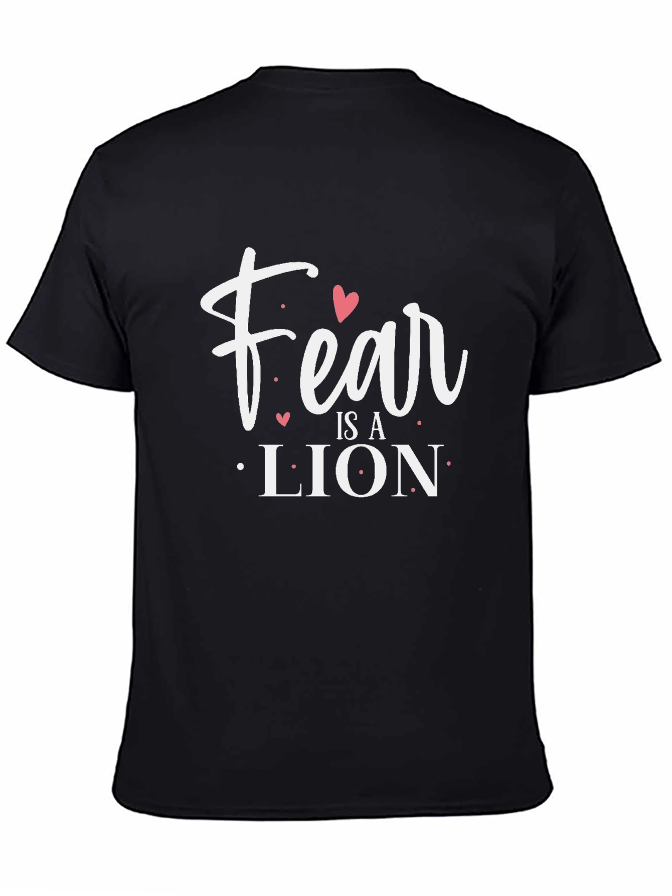 Black Fear is a Lion Graphic Tee view 4