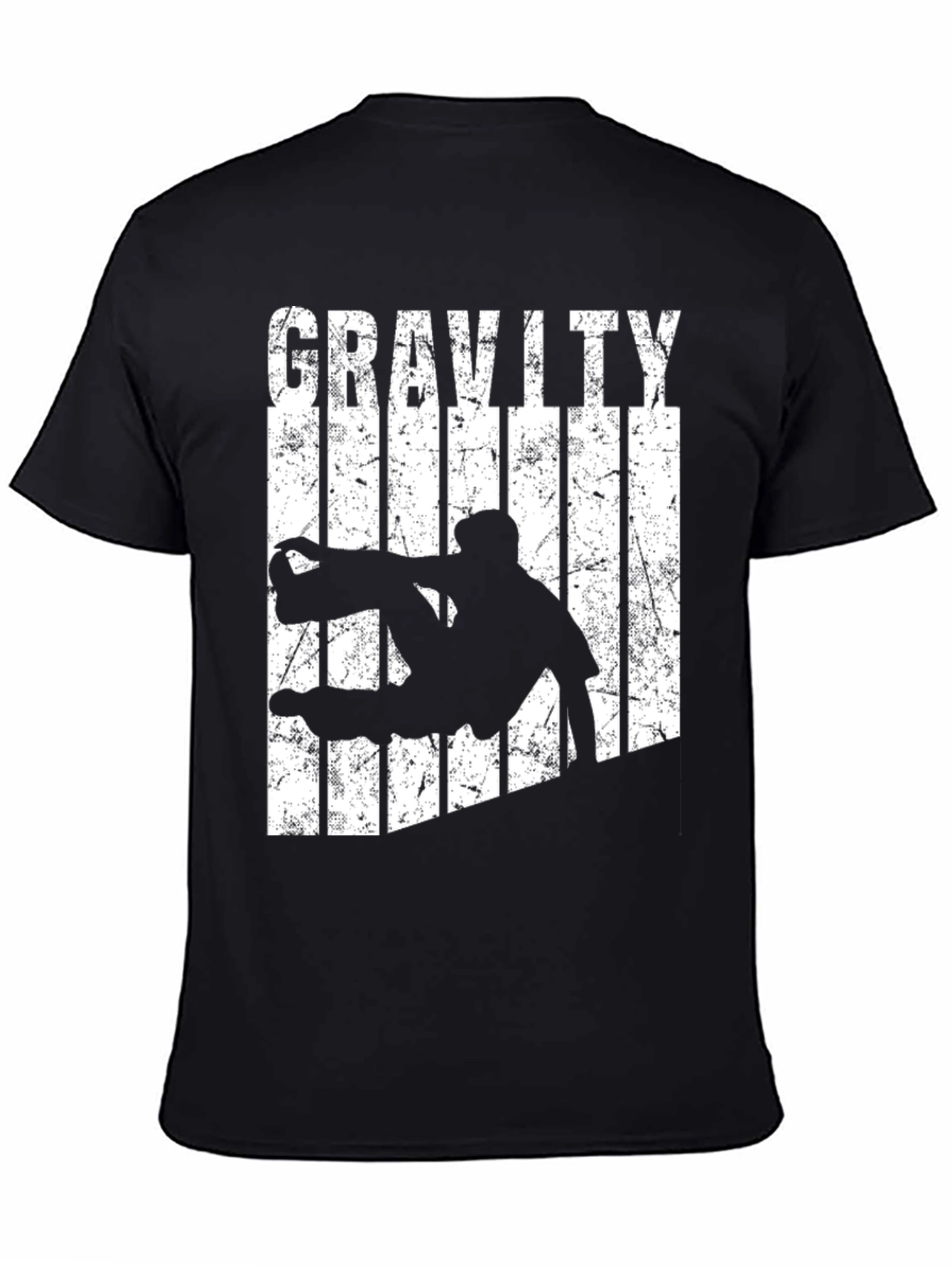 Black Gravity Defying Black T-Shirt view 4
