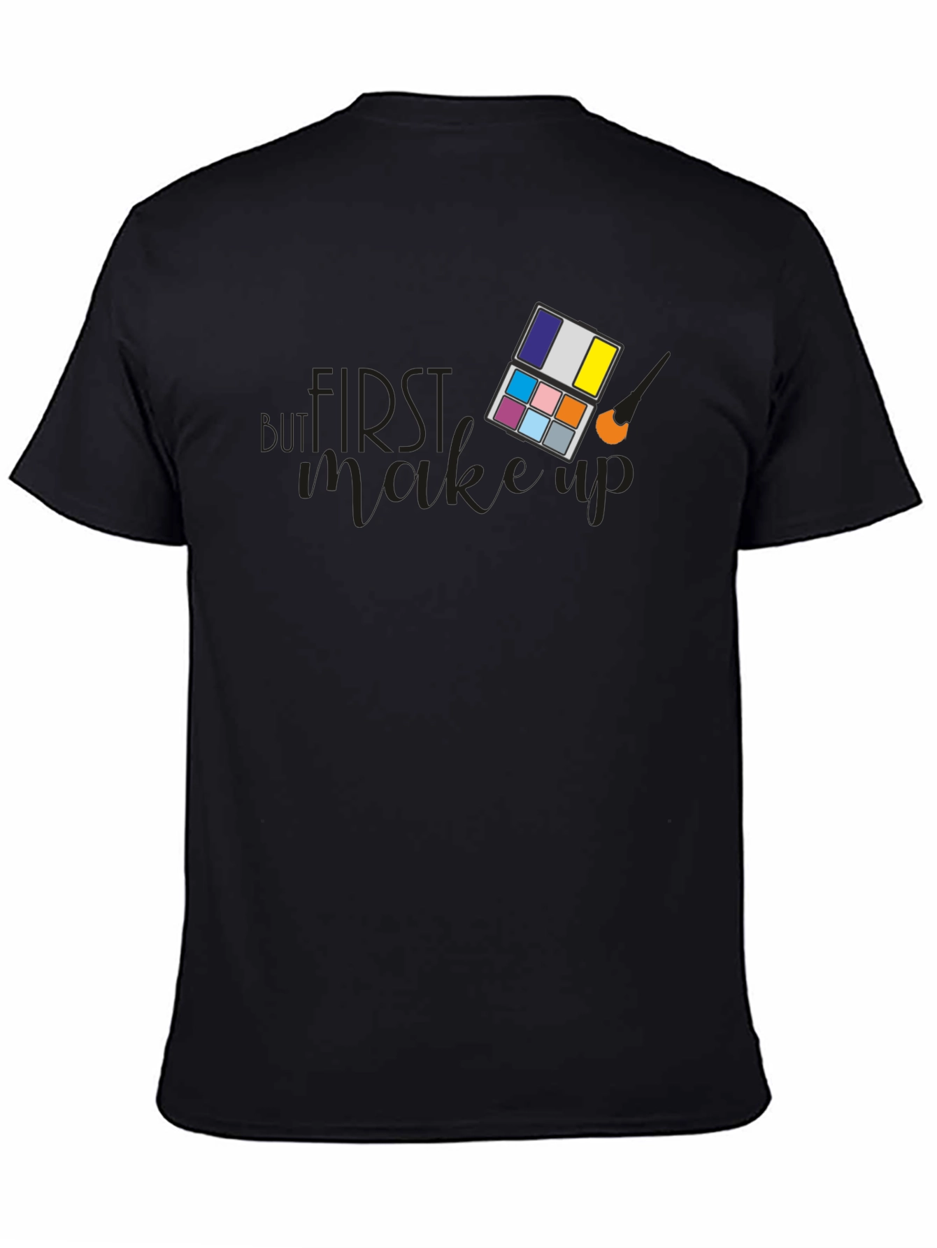 Black First Makeup Palette Graphic Tee - Unisex view 4