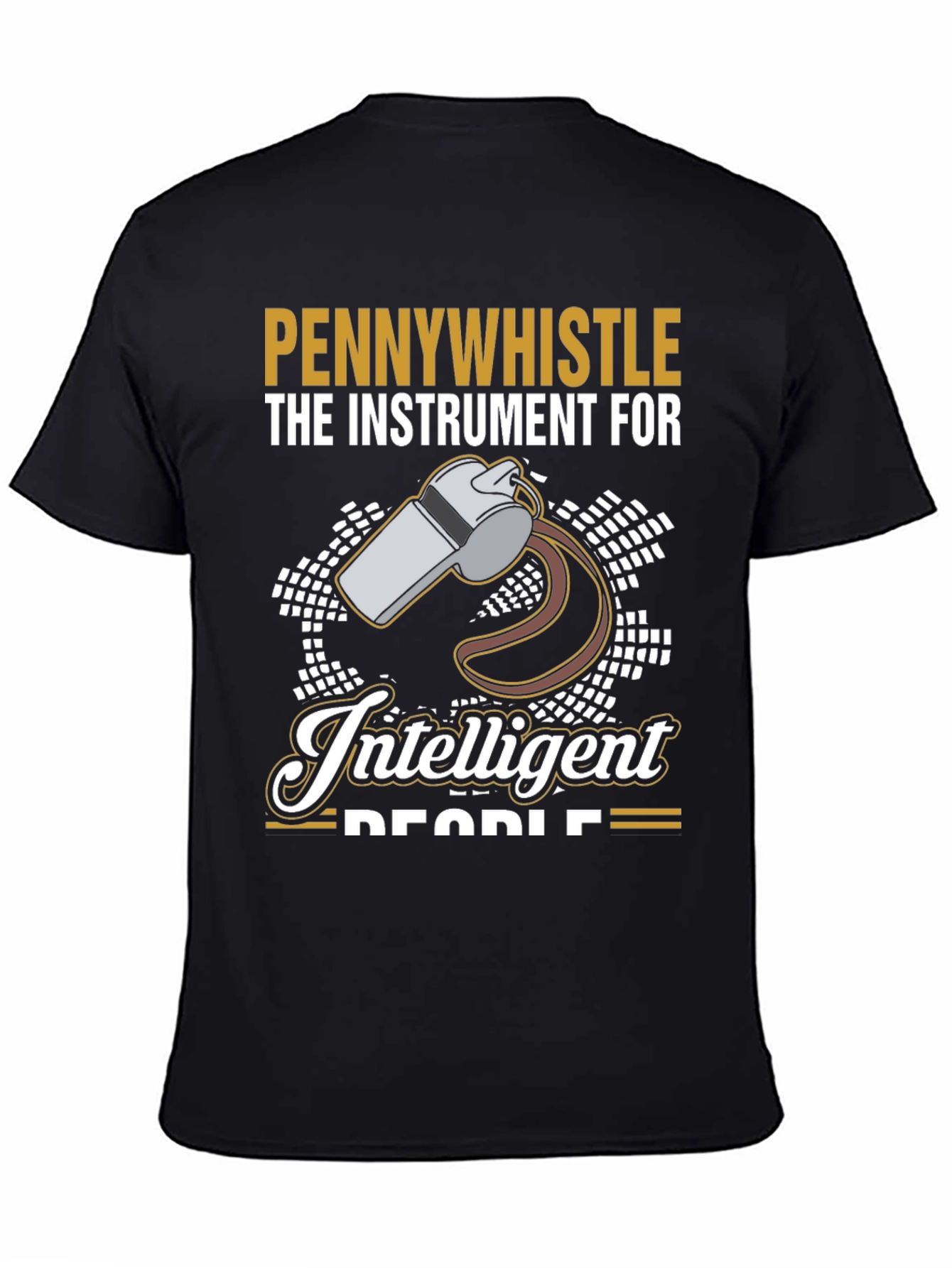 Black Pennywhistle Intelligent People Graphic Tee view 4