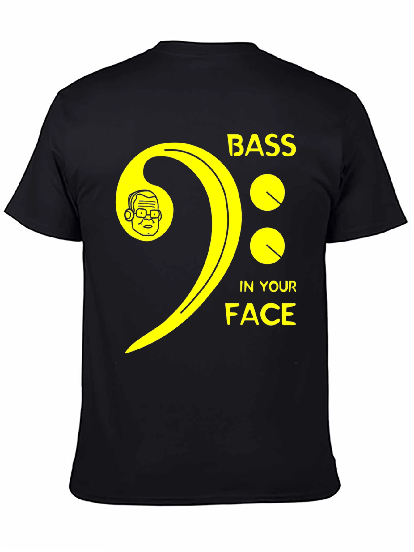Black Bass In Your Face Graphic T-Shirt view 4