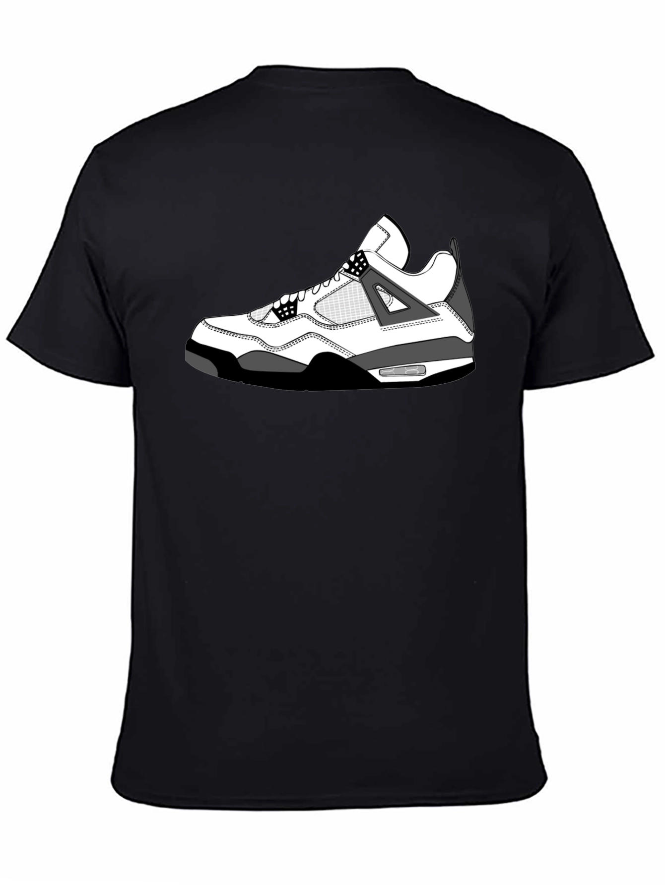 Sneaker Graphic T-Shirt - Black - 4