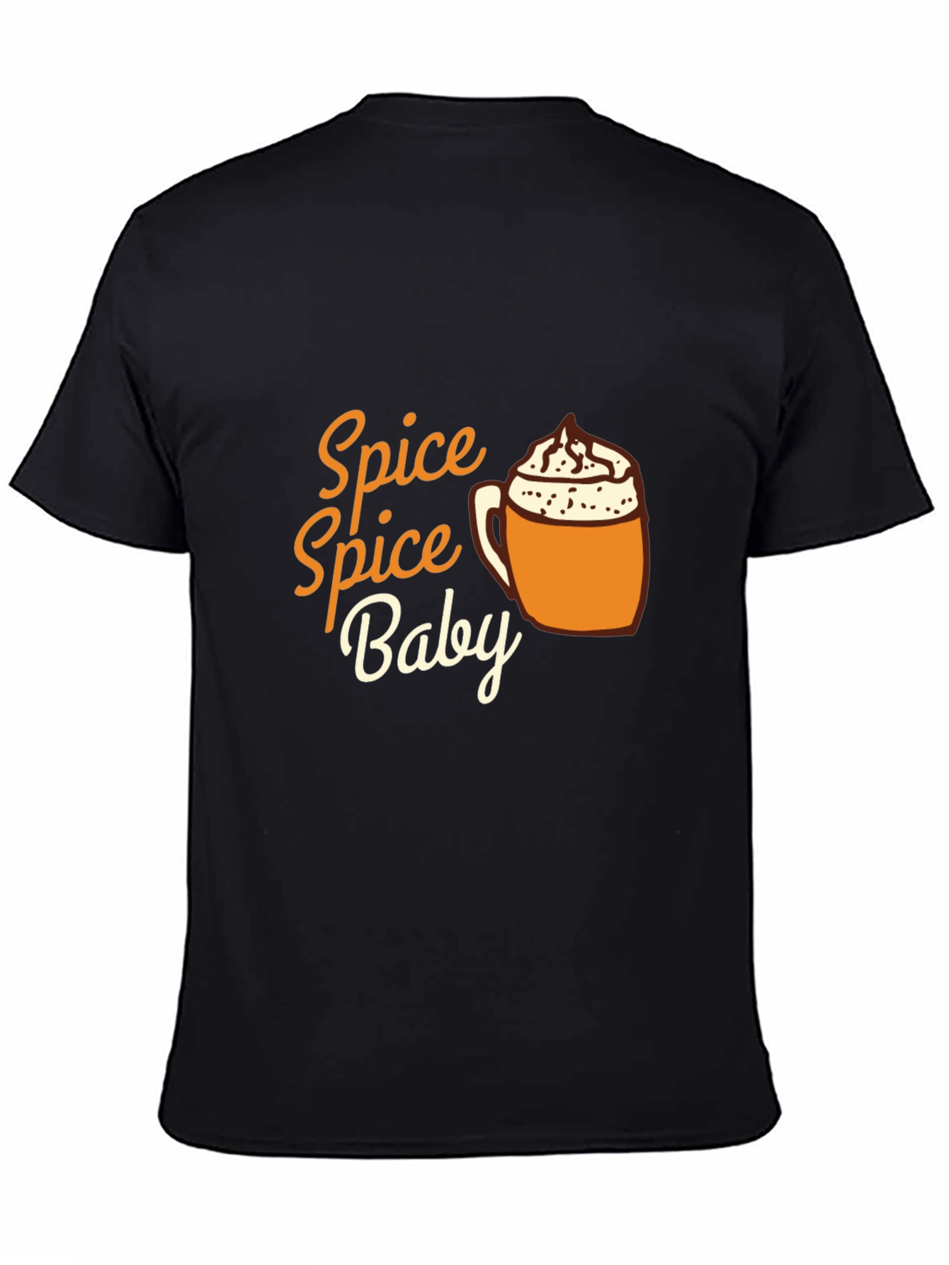Black Spice Spice Baby Tee - Pumpkin Latte Season view 4
