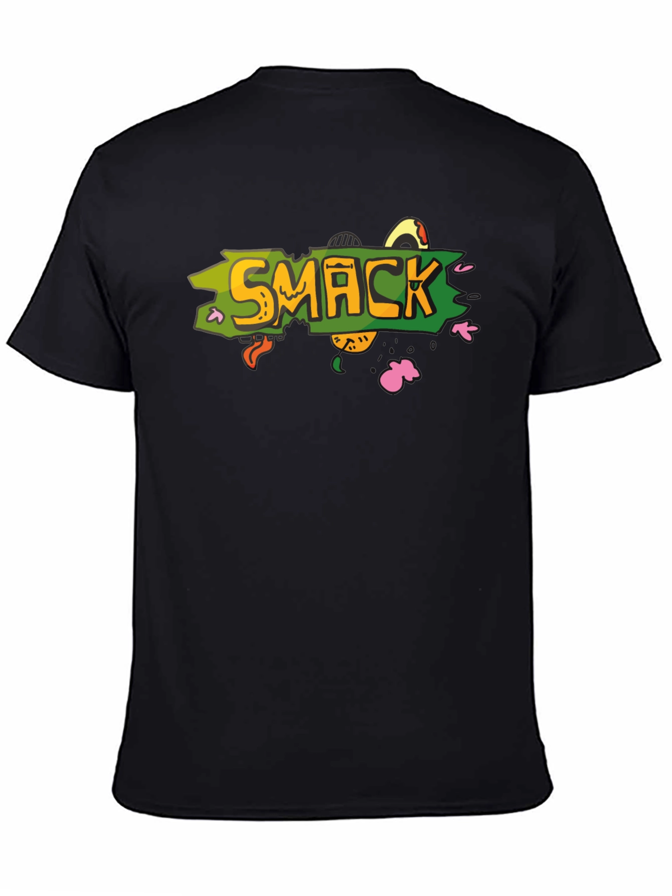 Black Smack Graphic Tee - Bold & Unique! view 4