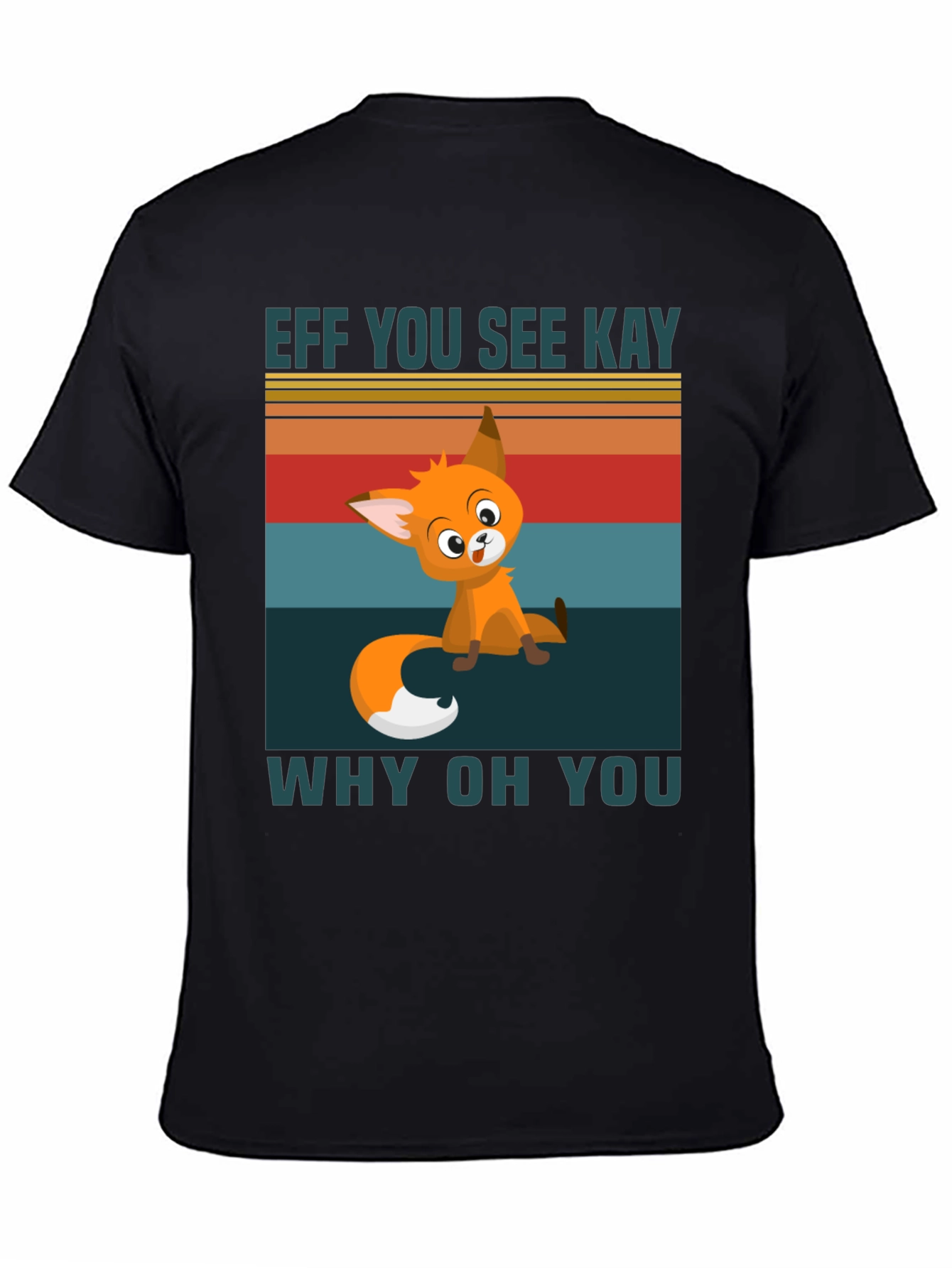 Black Eff You See Kay Why Oh You T-Shirt view 4