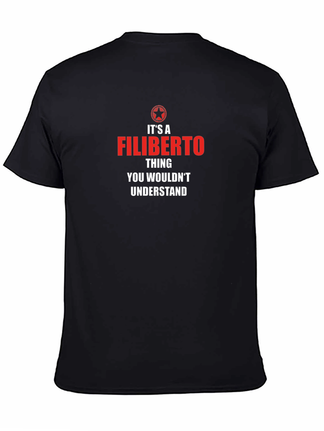Black Filiberto Thing T-Shirt - You Wouldn't Understand Tee view 4