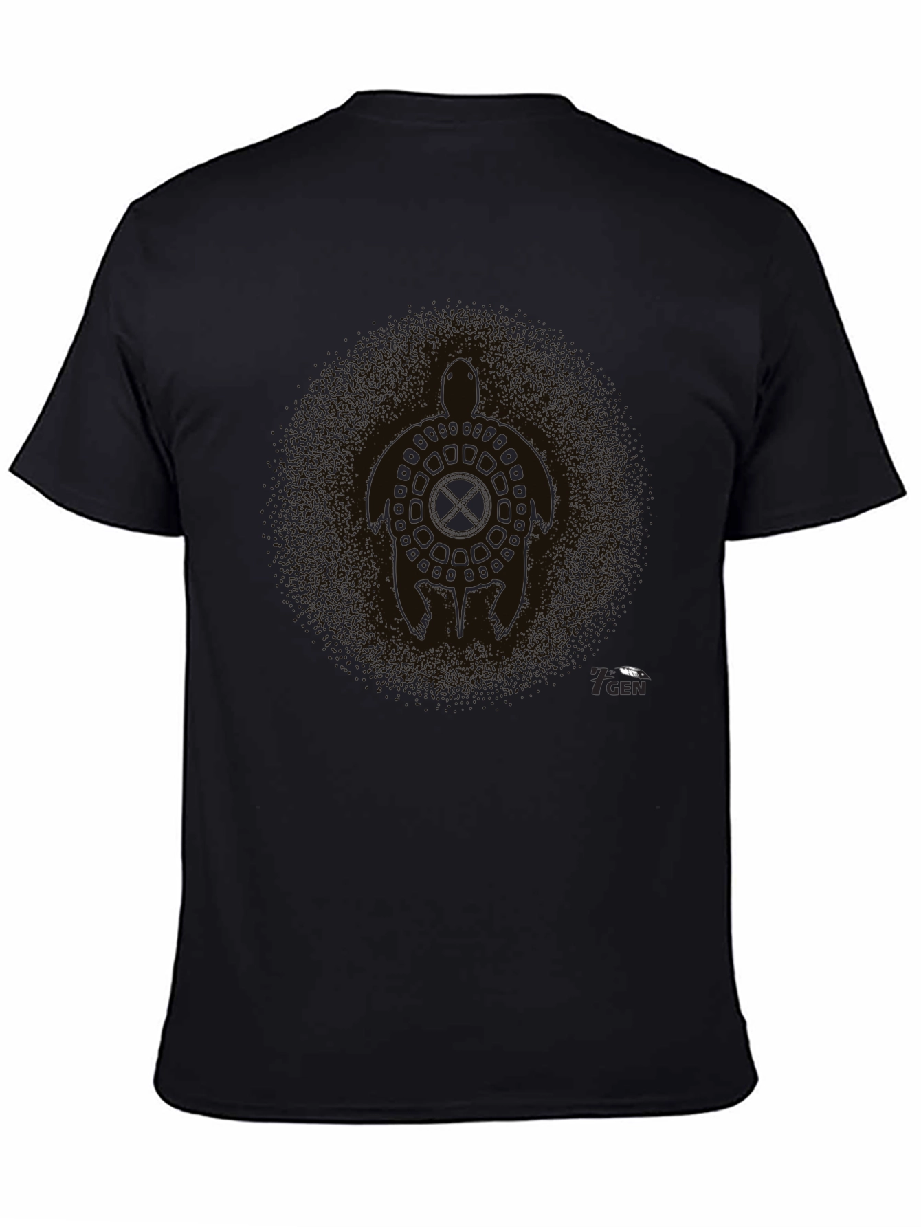 Black Stylish Black T-Shirt - Modern Fit, Casual Wear view 4