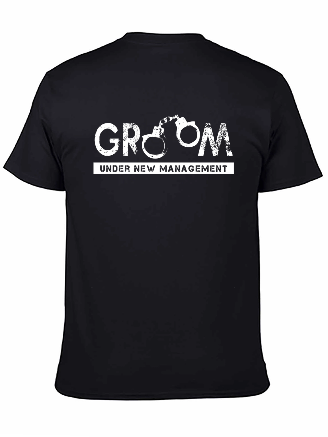 Black Groom Under New Management T-Shirt view 4