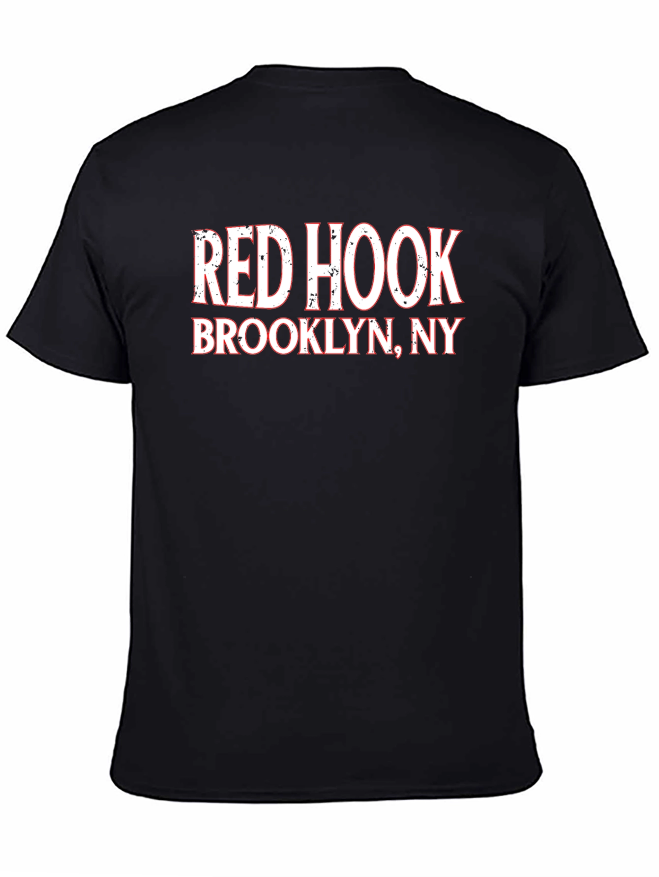 Black Red Hook Brooklyn NY Black Graphic T-Shirt view 4