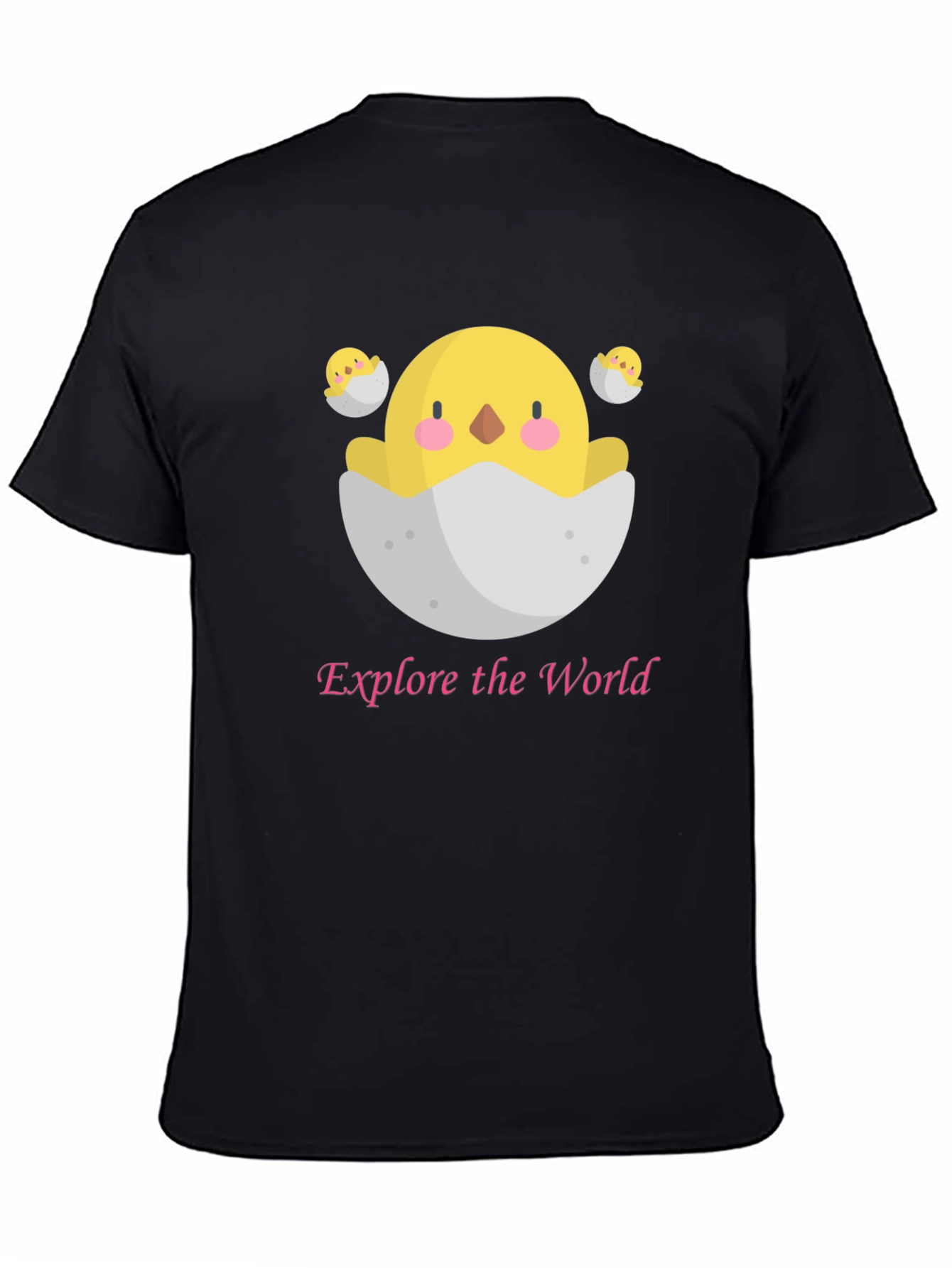 Black Explore the World Chick T-Shirt view 4