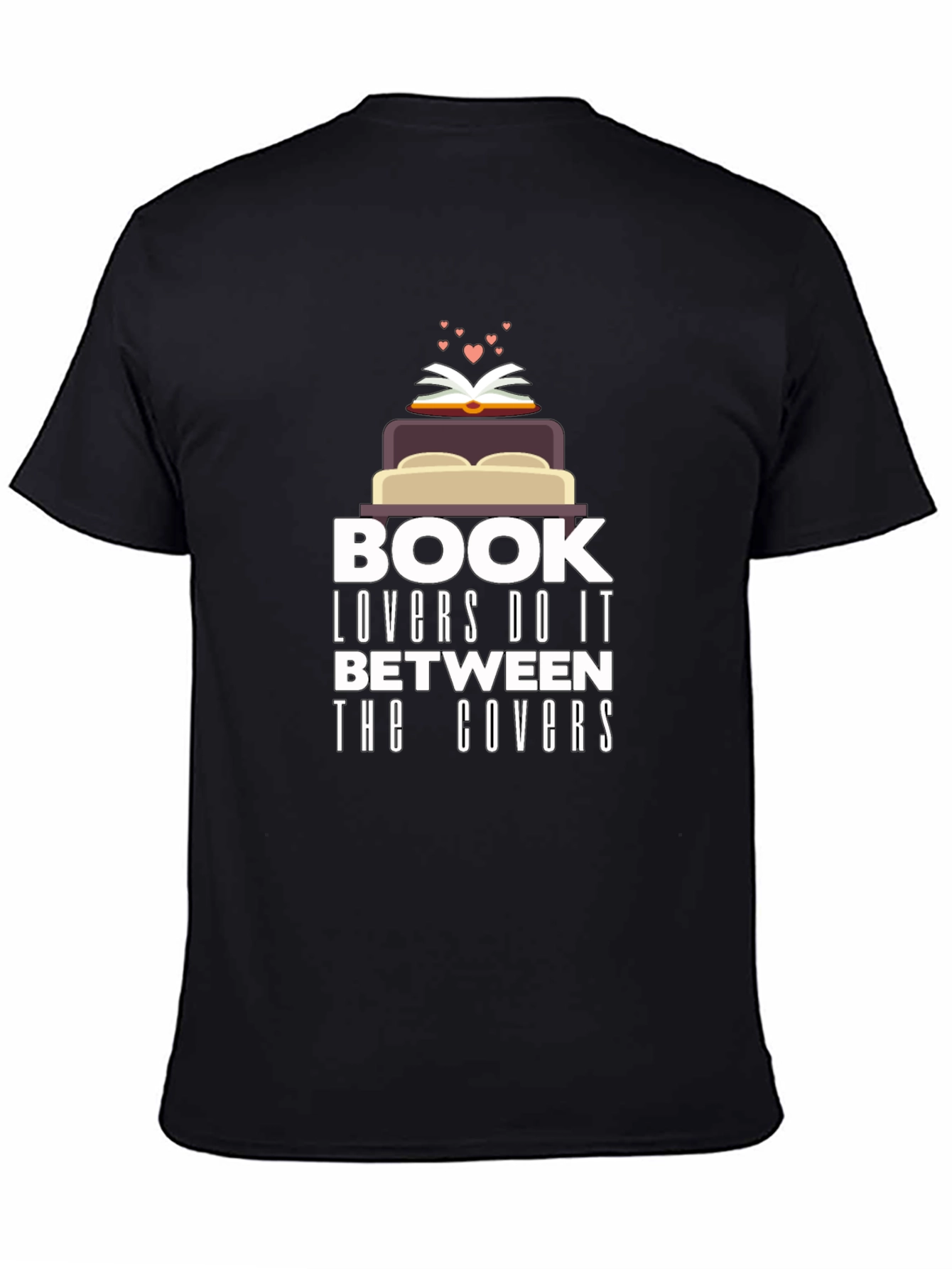 Black Book Lovers Between the Covers Graphic T-Shirt view 4