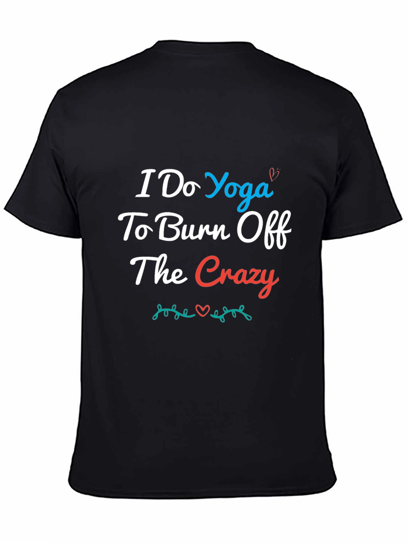 Black Yoga Crazy Burn Off Tee view 4