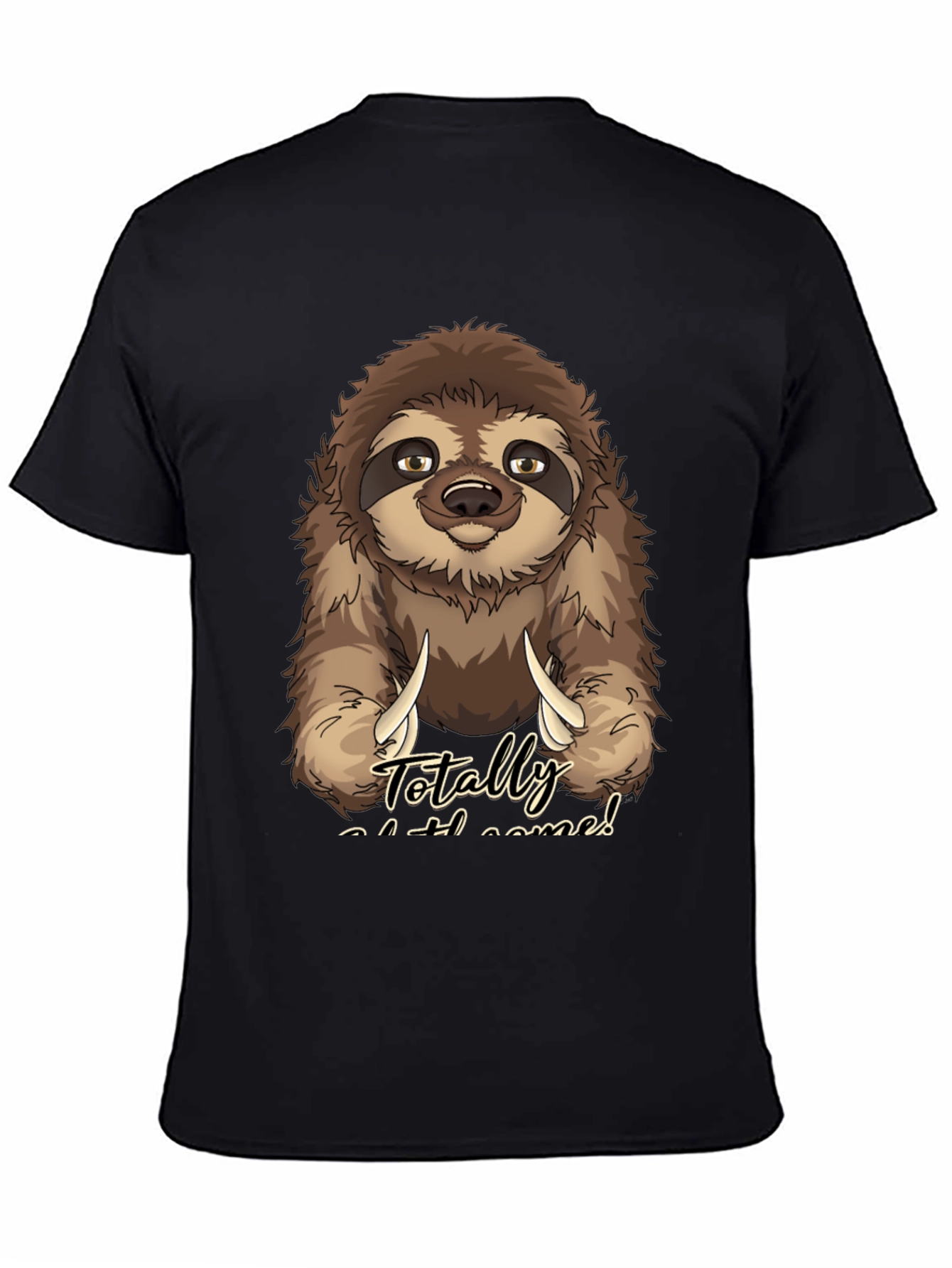 Black Sloth 'Totally Slothsome' Graphic Tee view 4