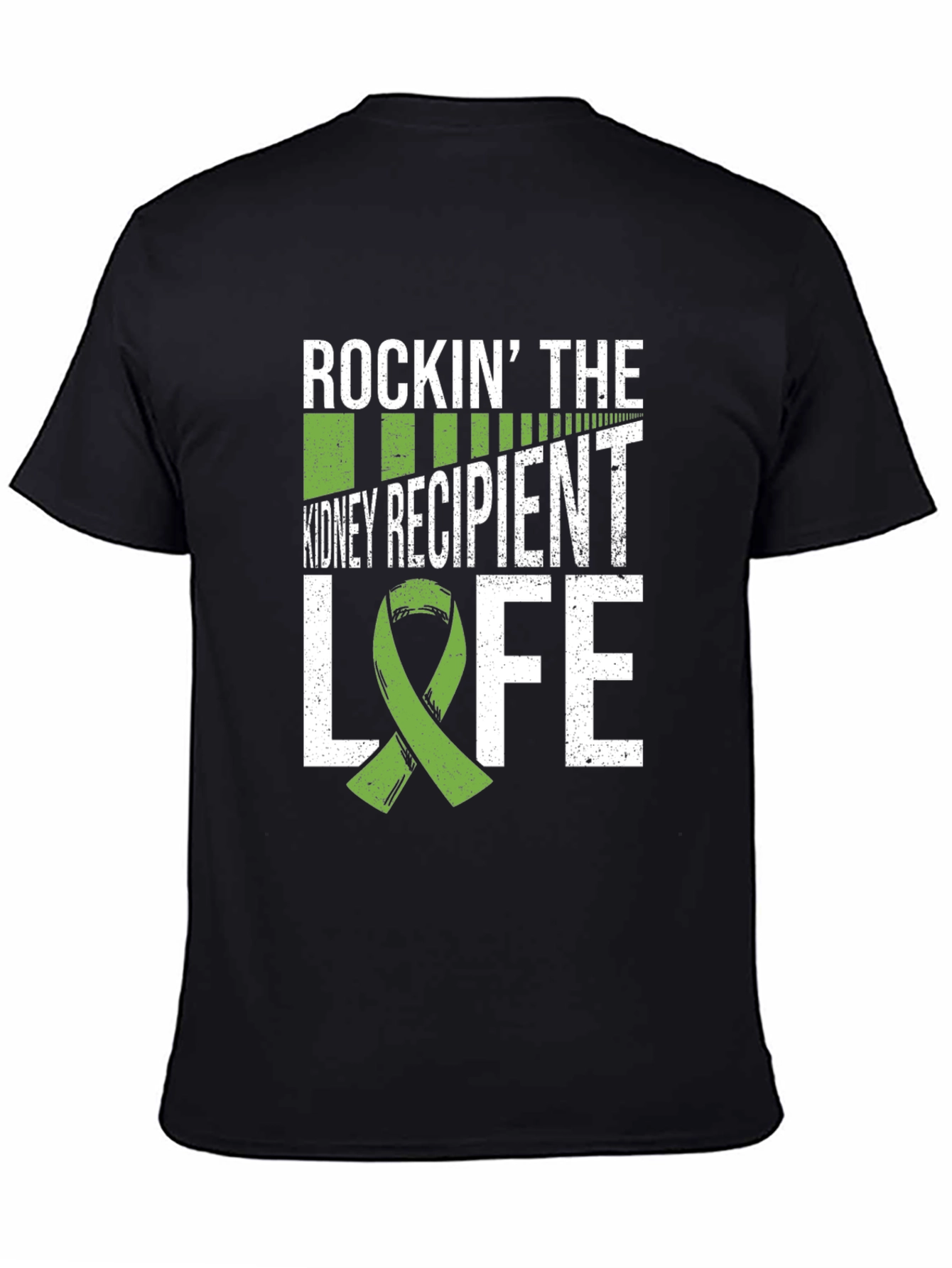 Black Kidney Recipient Life T-Shirt view 4