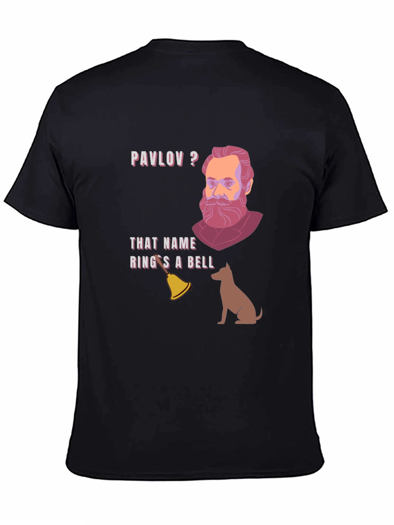 Black Pavlov's Dog T-Shirt - That Name Rings a Bell! view 4
