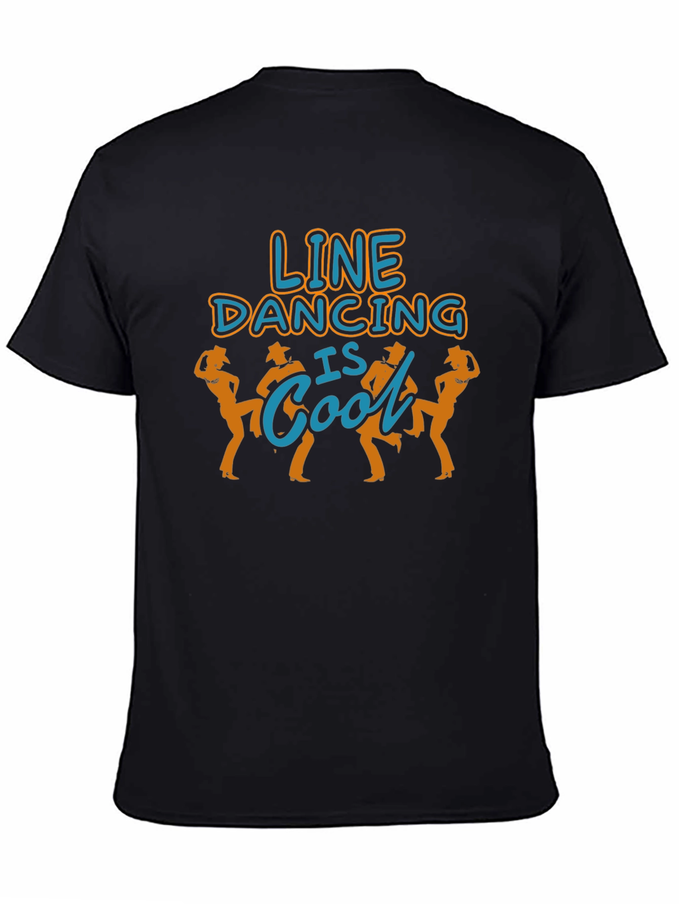 Black Line Dancing is Cool T-Shirt view 4