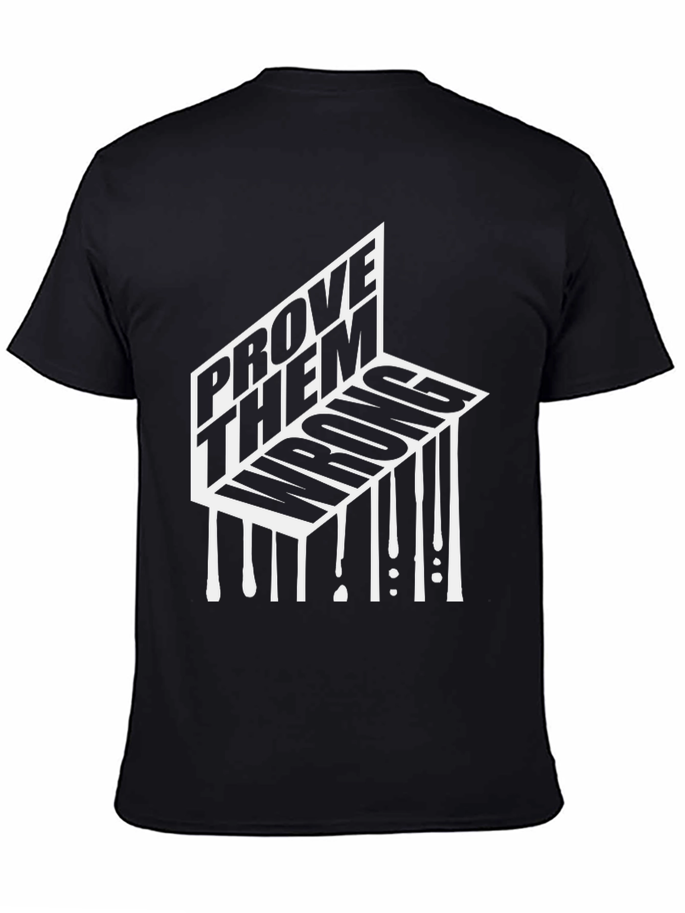 Black Prove Them Wrong Graphic Tee - Black view 4