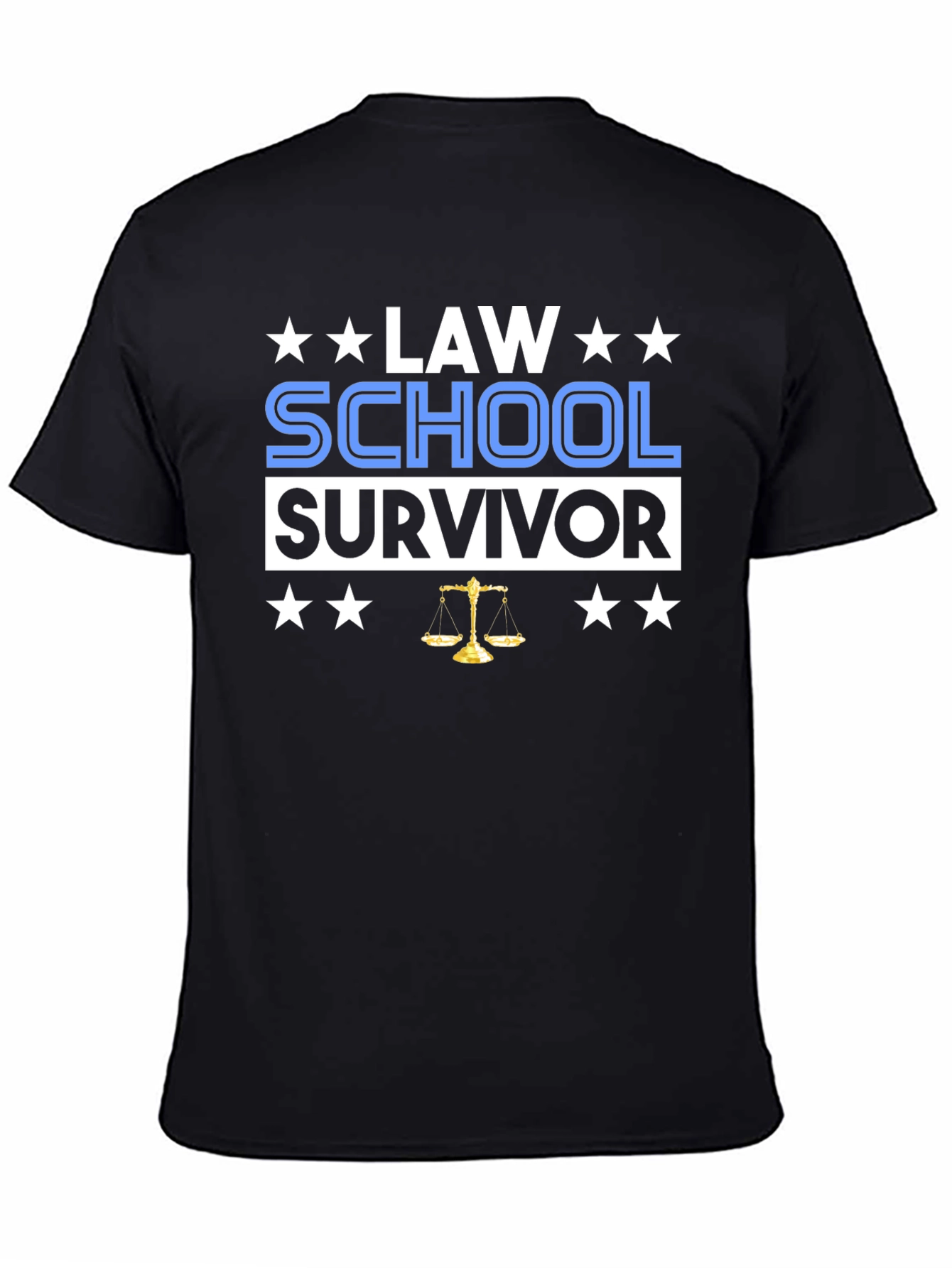 Law School Survivor T-Shirt Funny Law Student Graduation Gift - 4