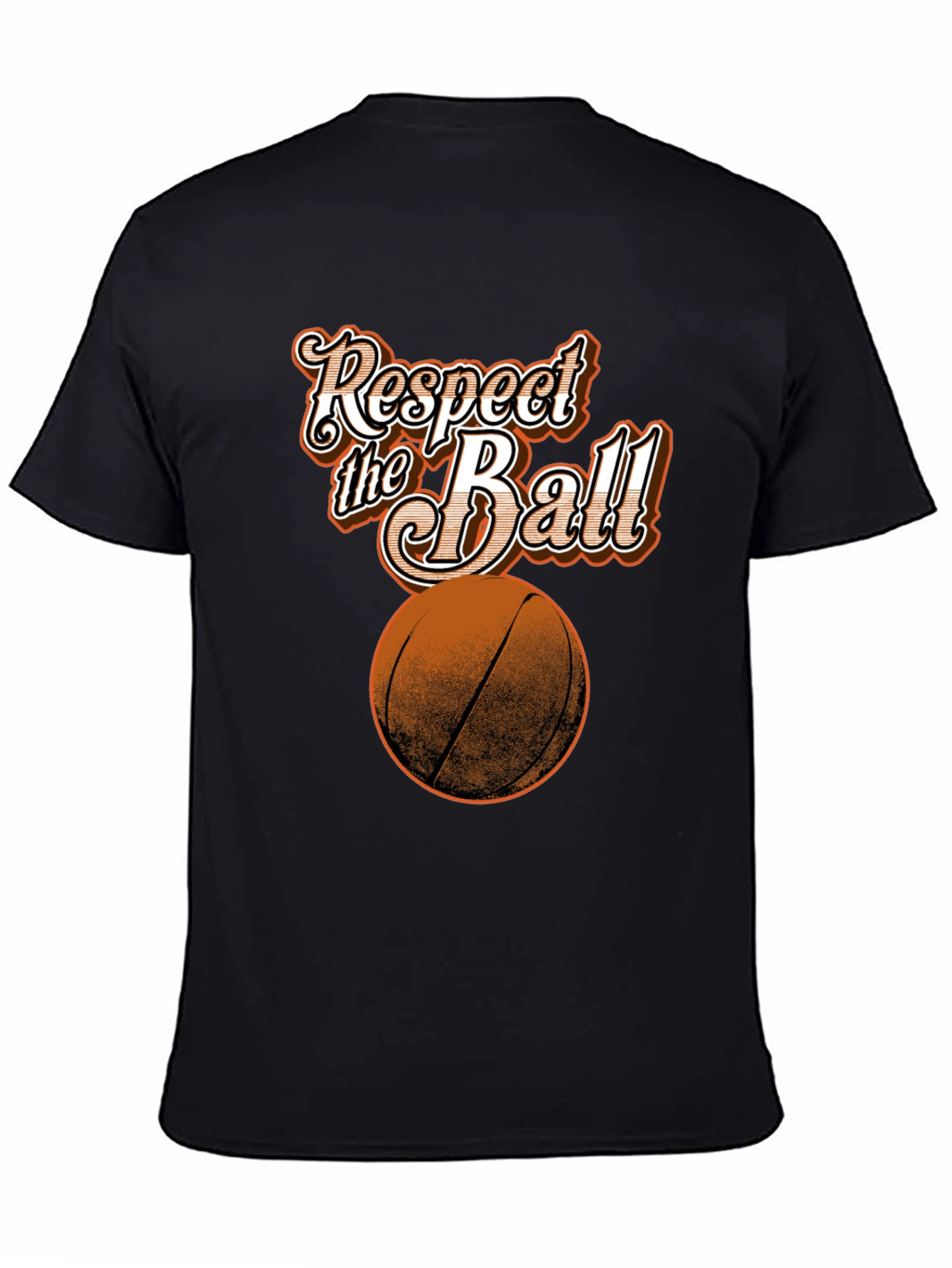 Black Respect the Ball Graphic T-Shirt view 4