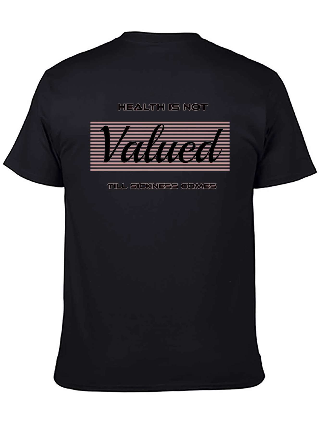 Black Health is Not Valued T-Shirt view 4