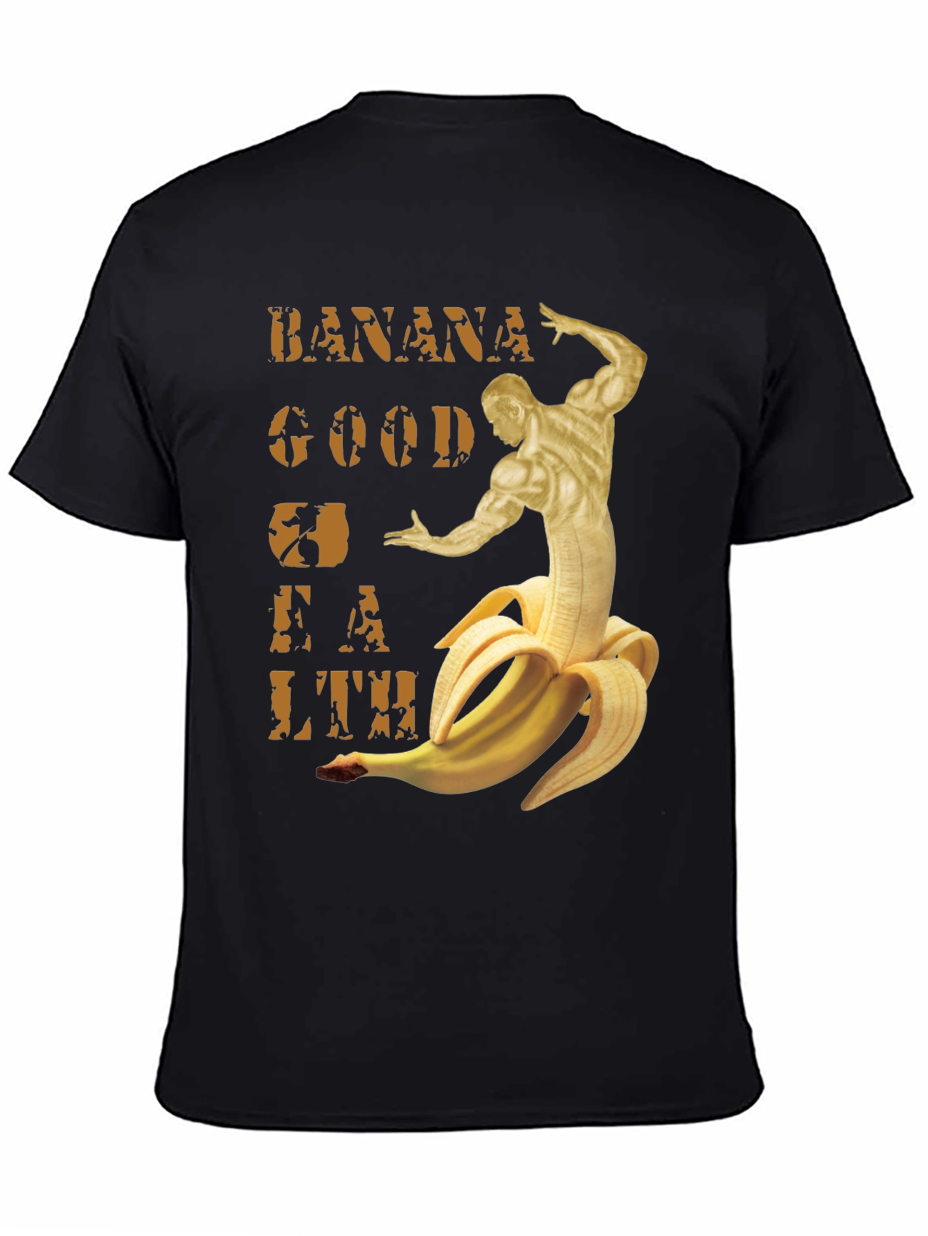 Black Banana Good For Health T-Shirt view 4