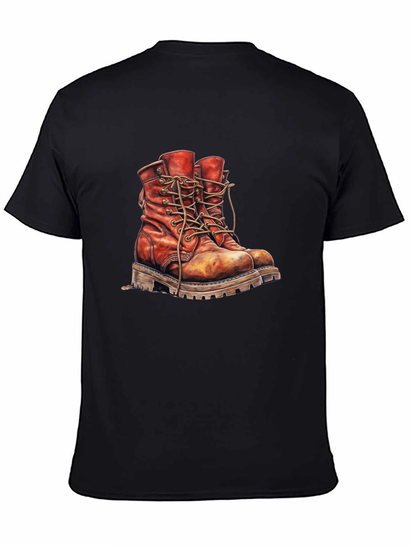 Vintage Work Boots Graphic T-Shirt - 4