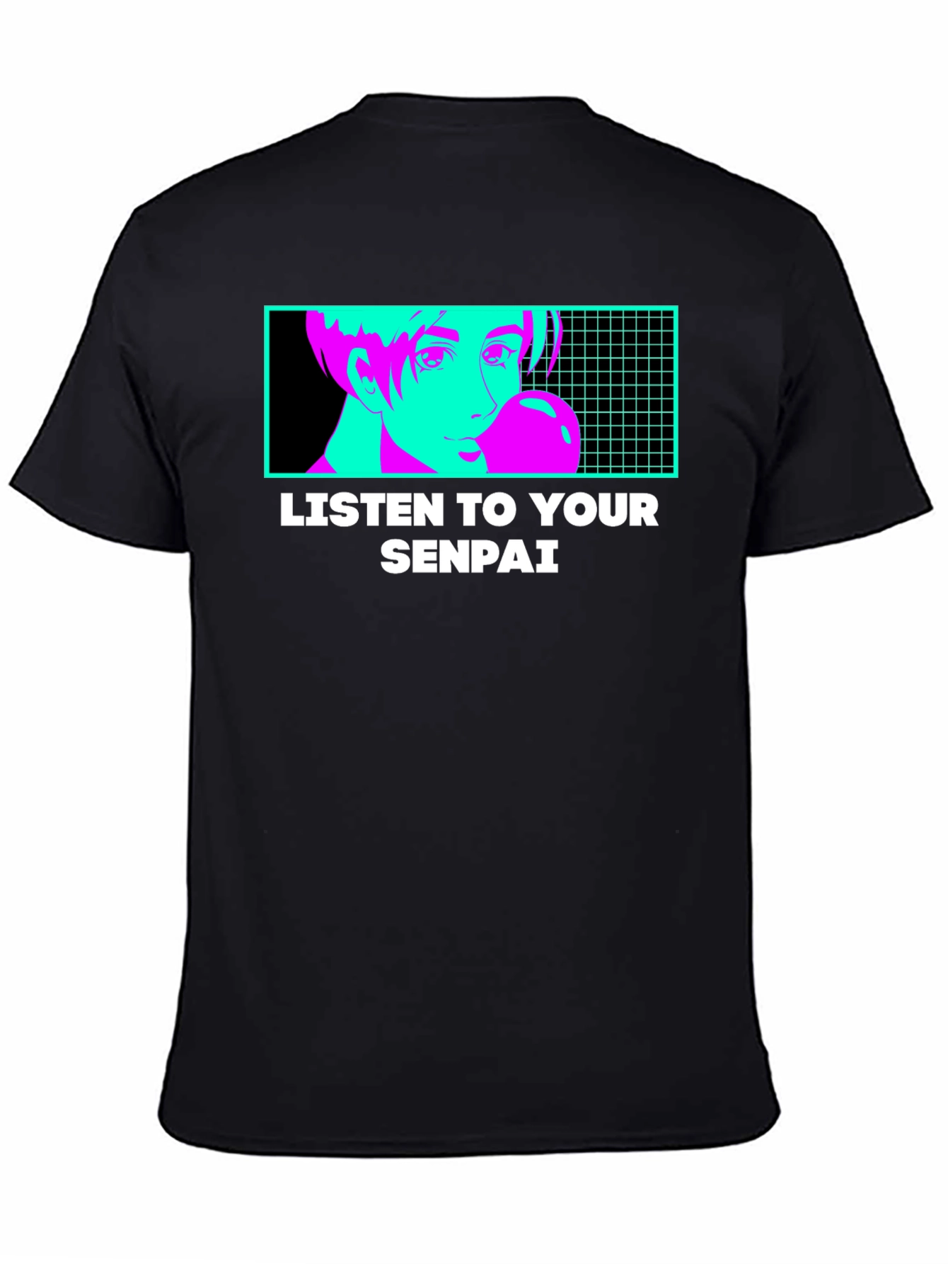 Listen To Your Senpai Anime Graphic T-Shirt - 4