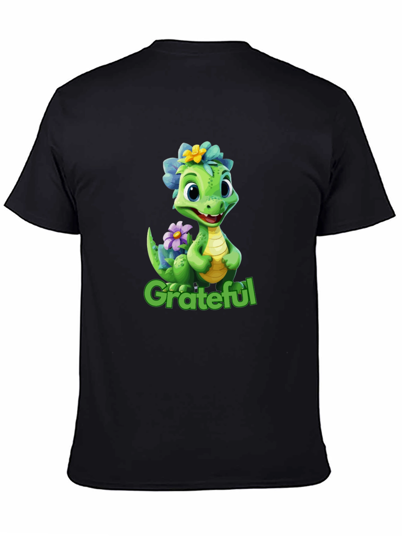 Black Grateful Dragon Graphic Tee view 4