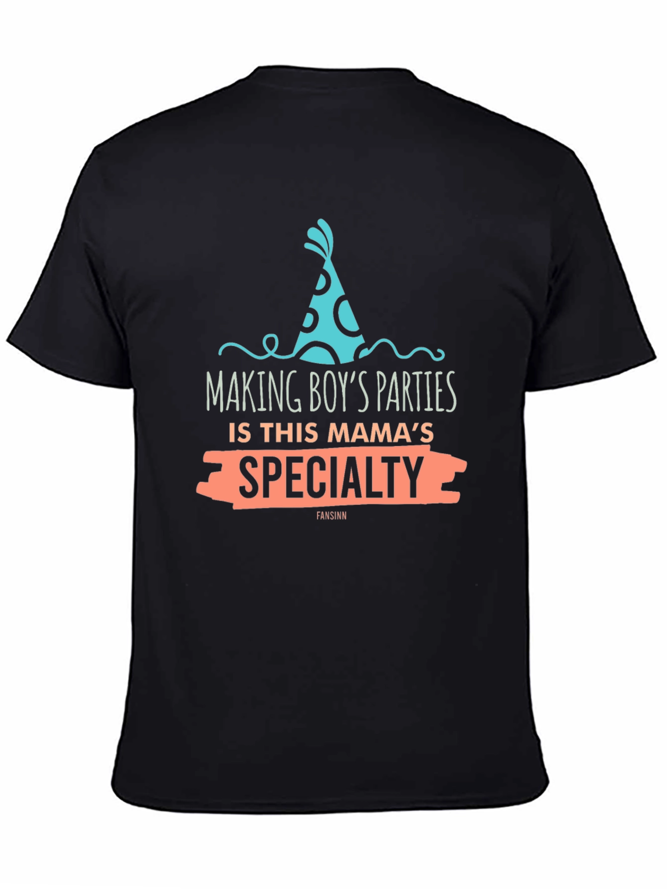 Black Mama's Specialty Birthday T-Shirt - Black Graphic Tee view 4
