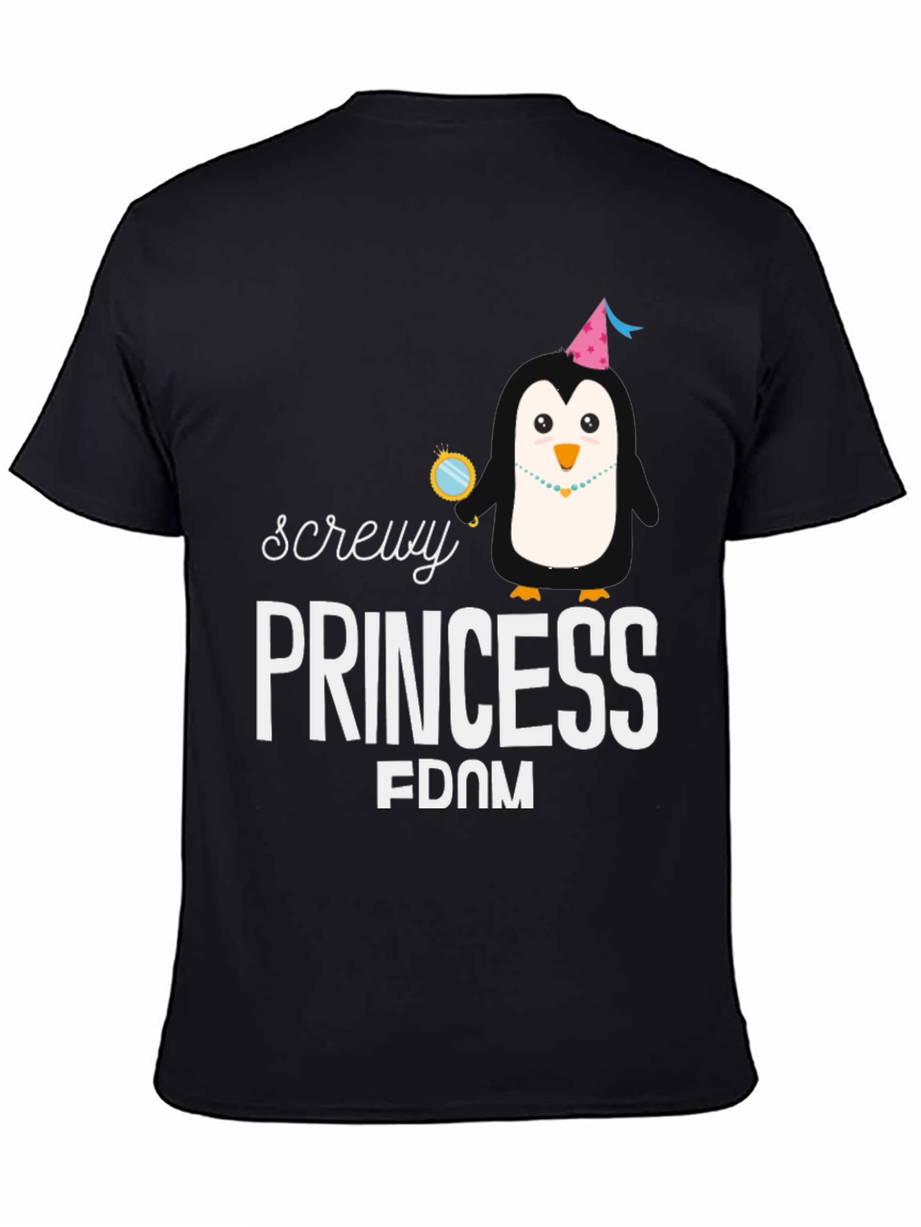 Black Screw Princess T-Shirt view 4