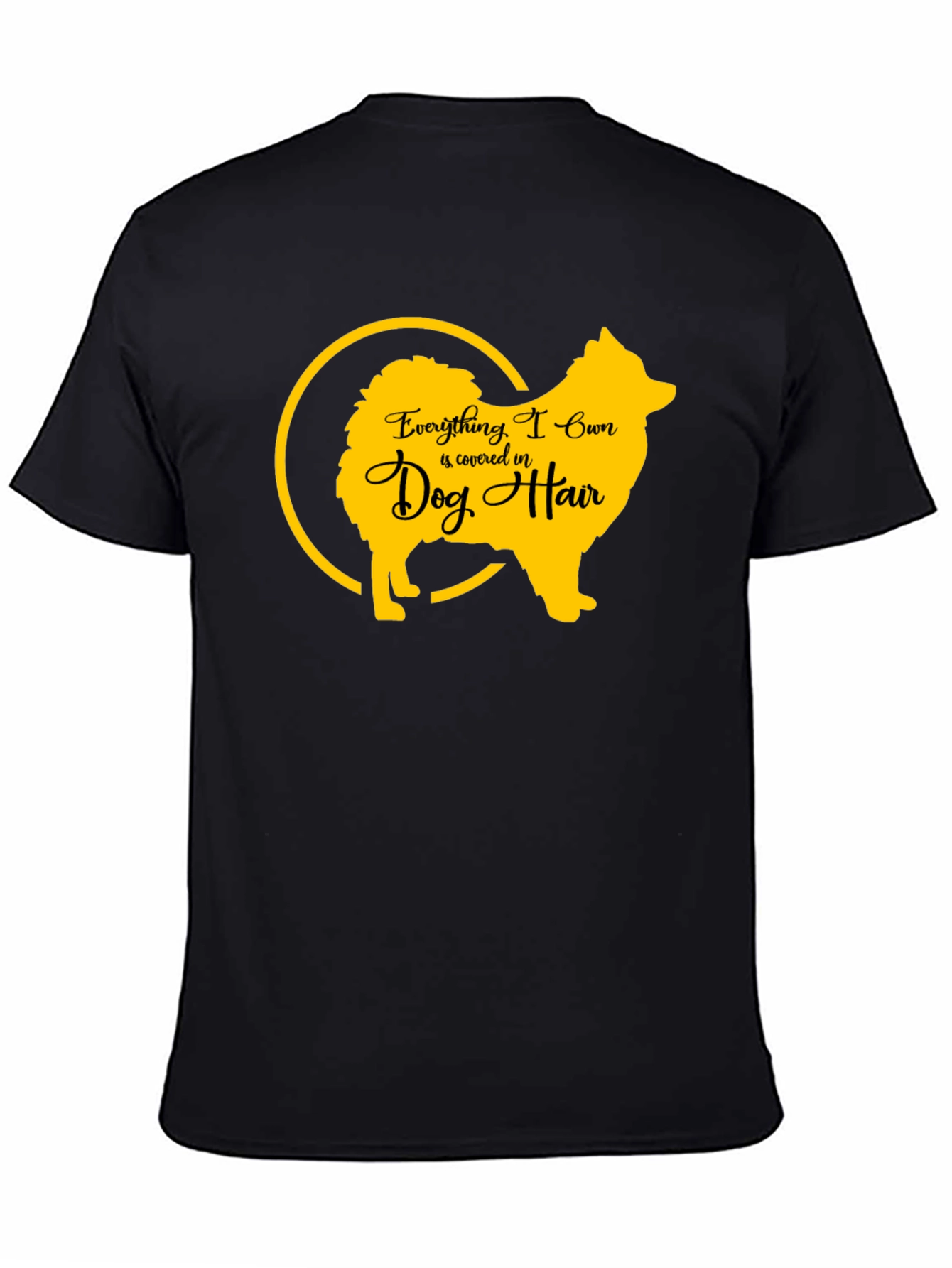 Black Dog Hair T-Shirt view 4