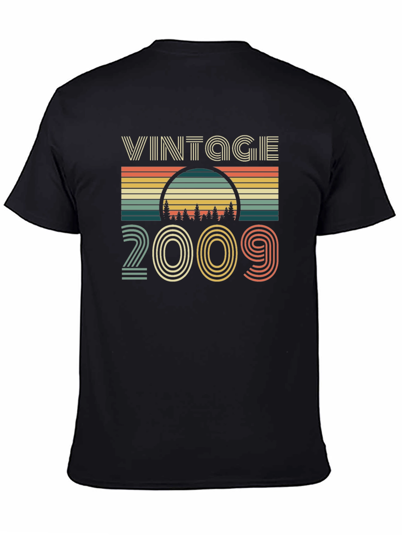 Black Vintage 2009 Graphic T-Shirt Retro Birthday Gift view 4