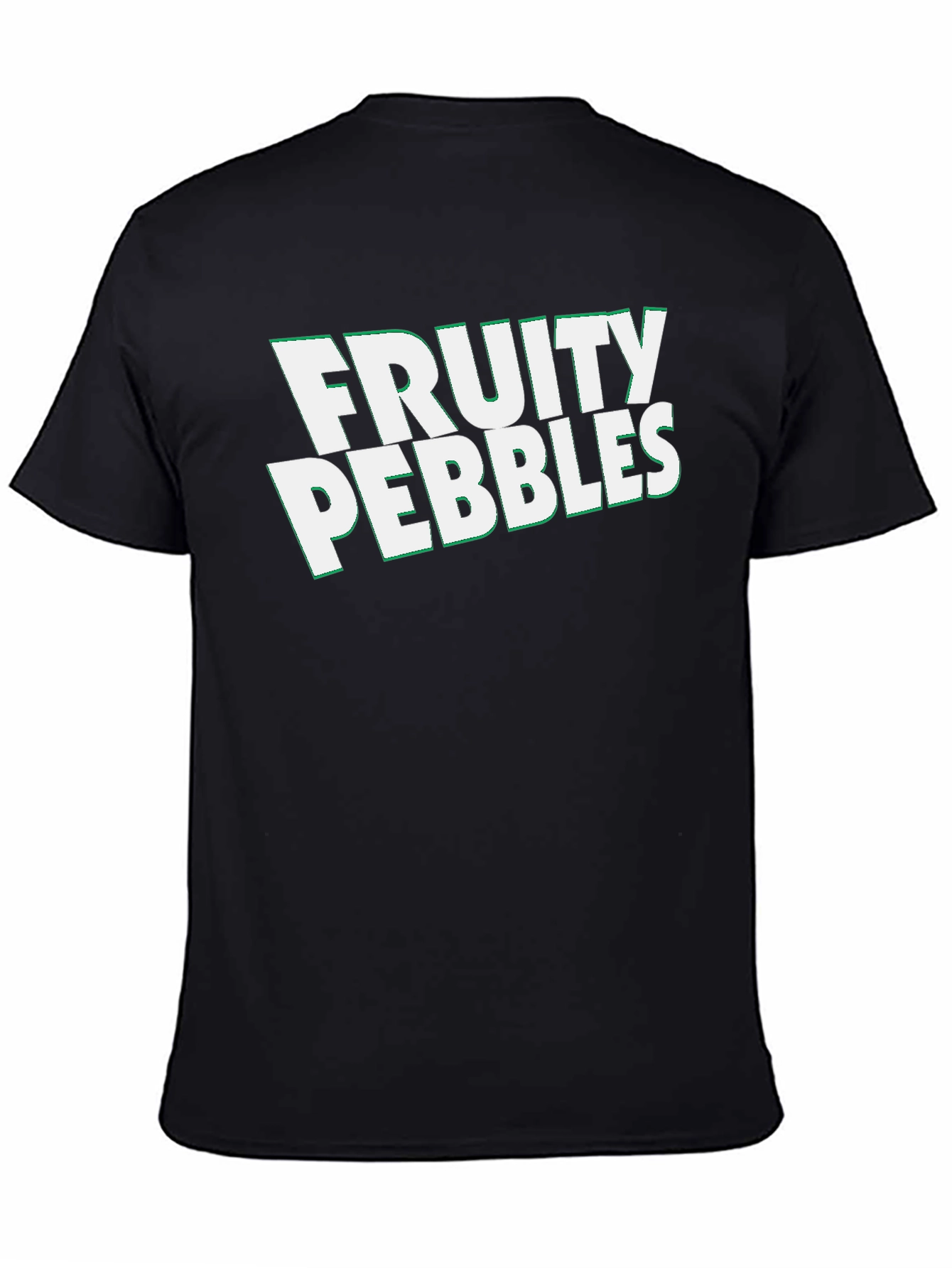 Black Fruity Pebbles Black Graphic Tee view 4
