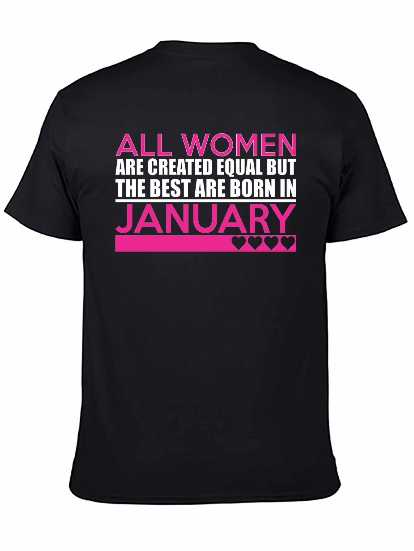 Women's January Birthday T-Shirt - 4