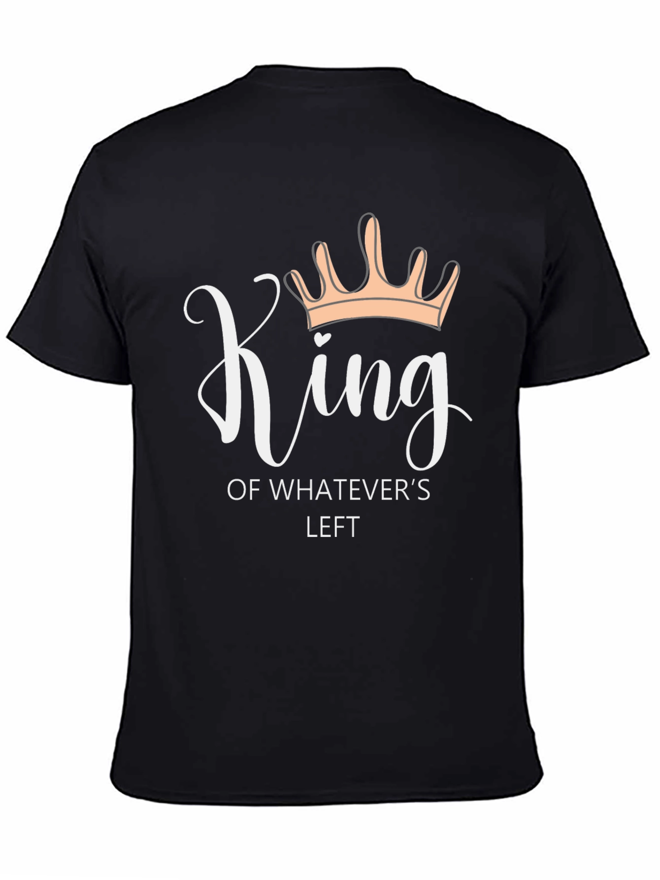 Black King Of Whatever's Left Graphic Tee view 4