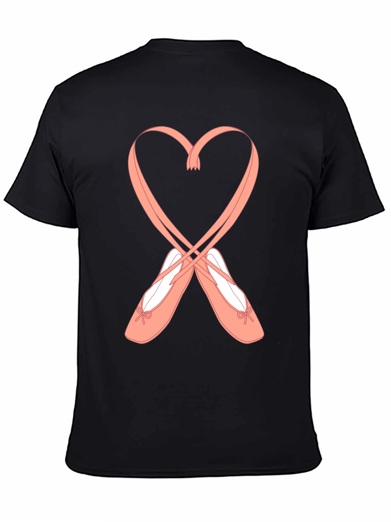 Black Ballet Heart T-Shirt view 4