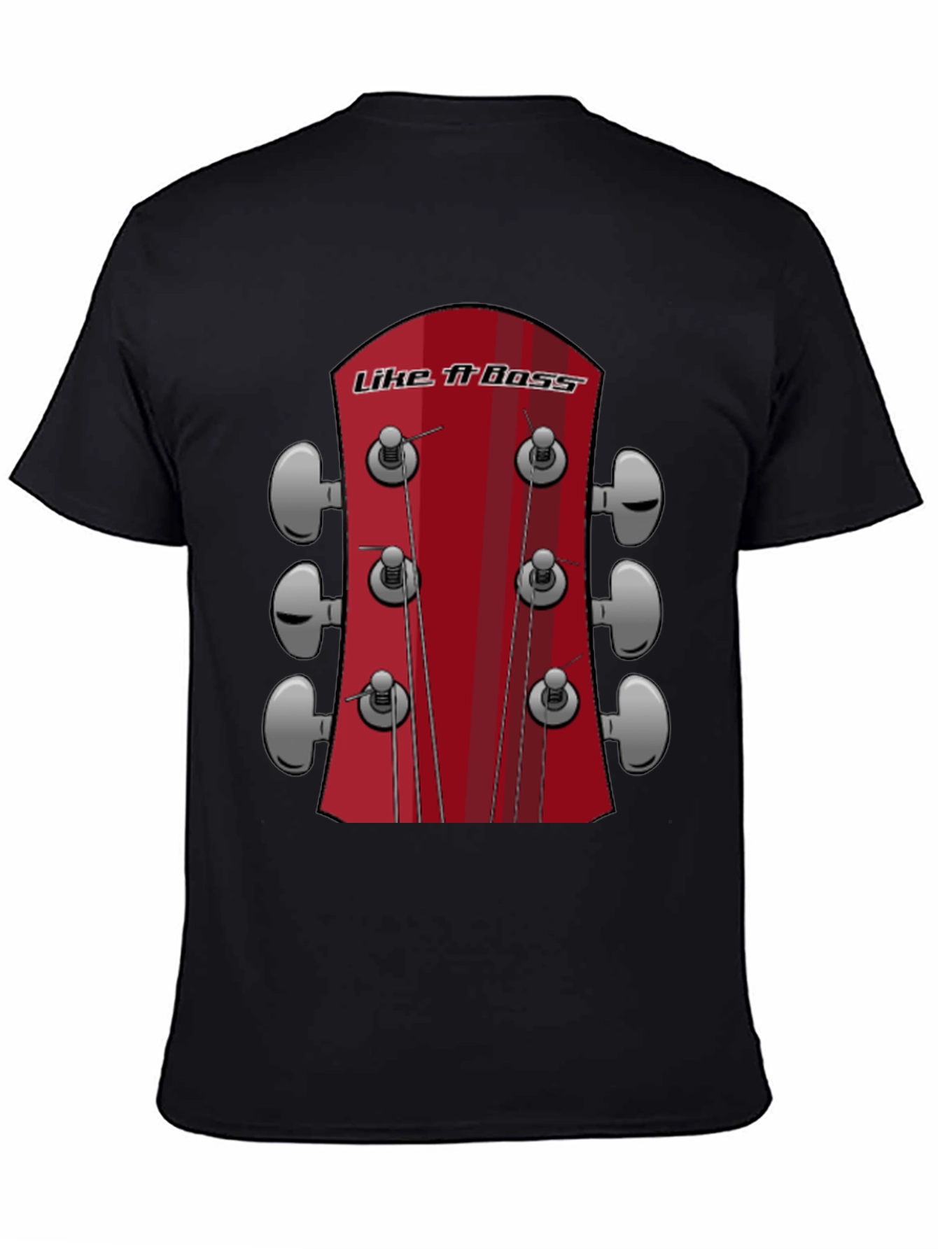 Black Like a Boss Guitar T-Shirt view 4