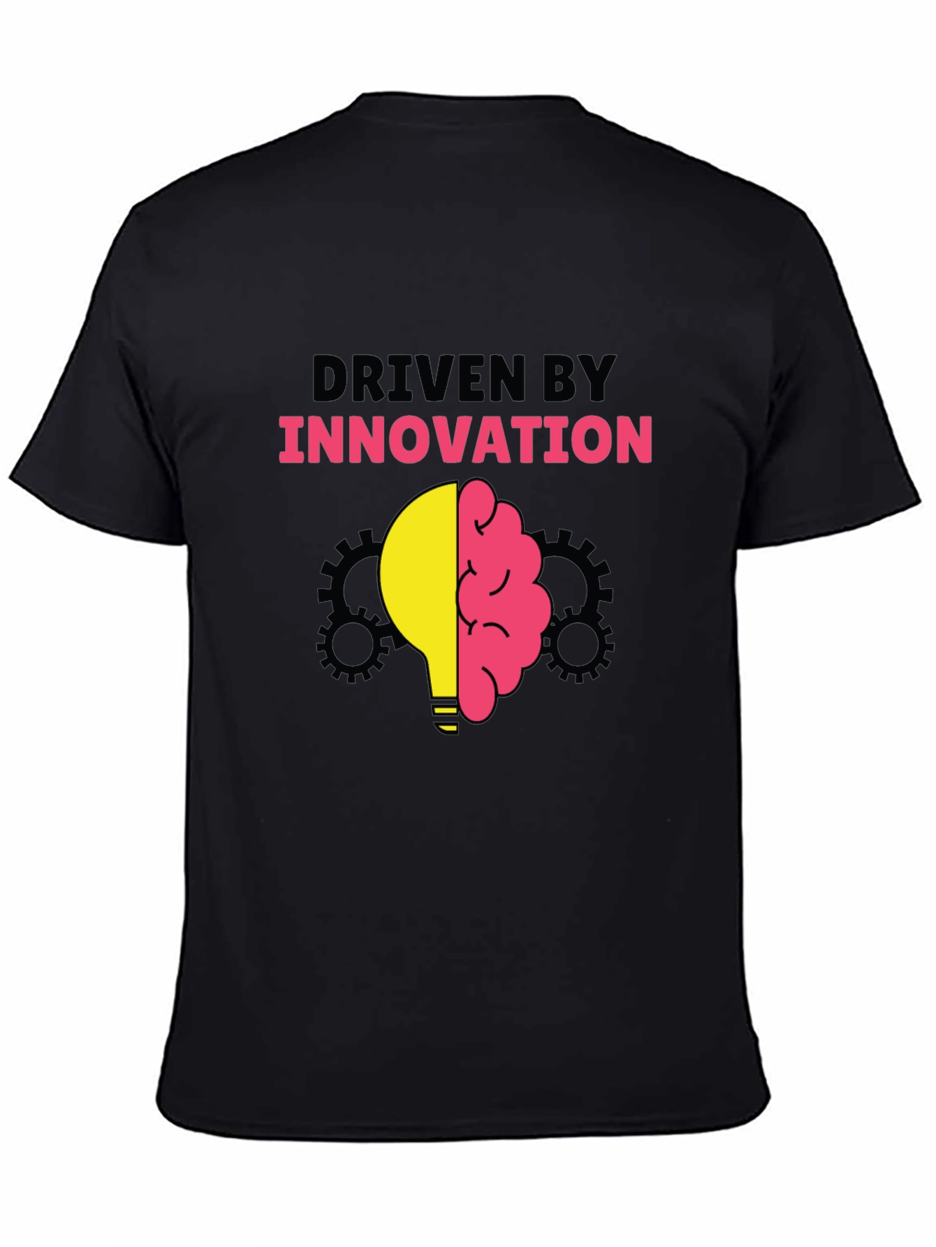 Black Driven By Innovation Graphic T-Shirt view 4