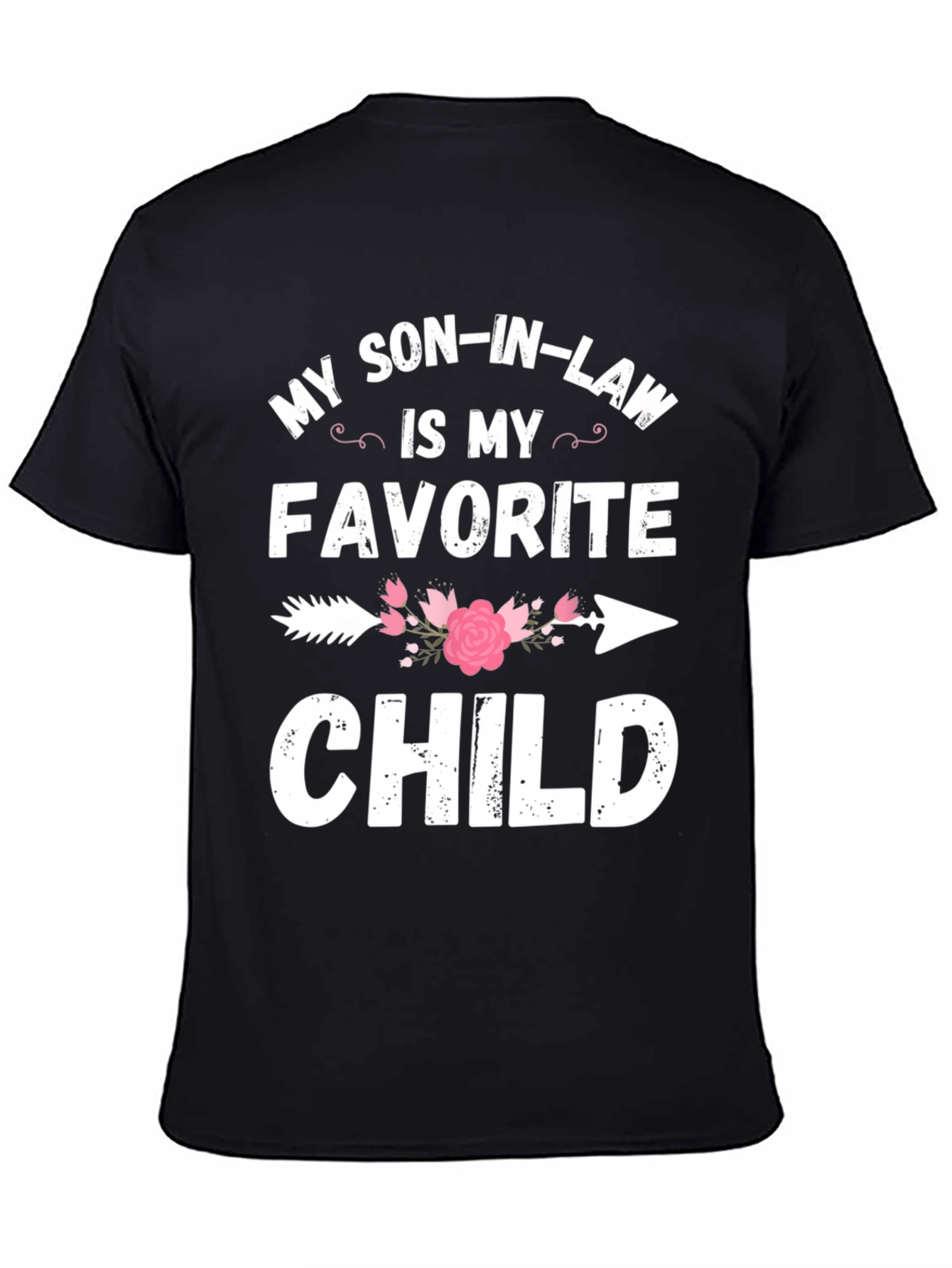 Black My Son-In-Law Is My Favorite Child T-Shirt view 4