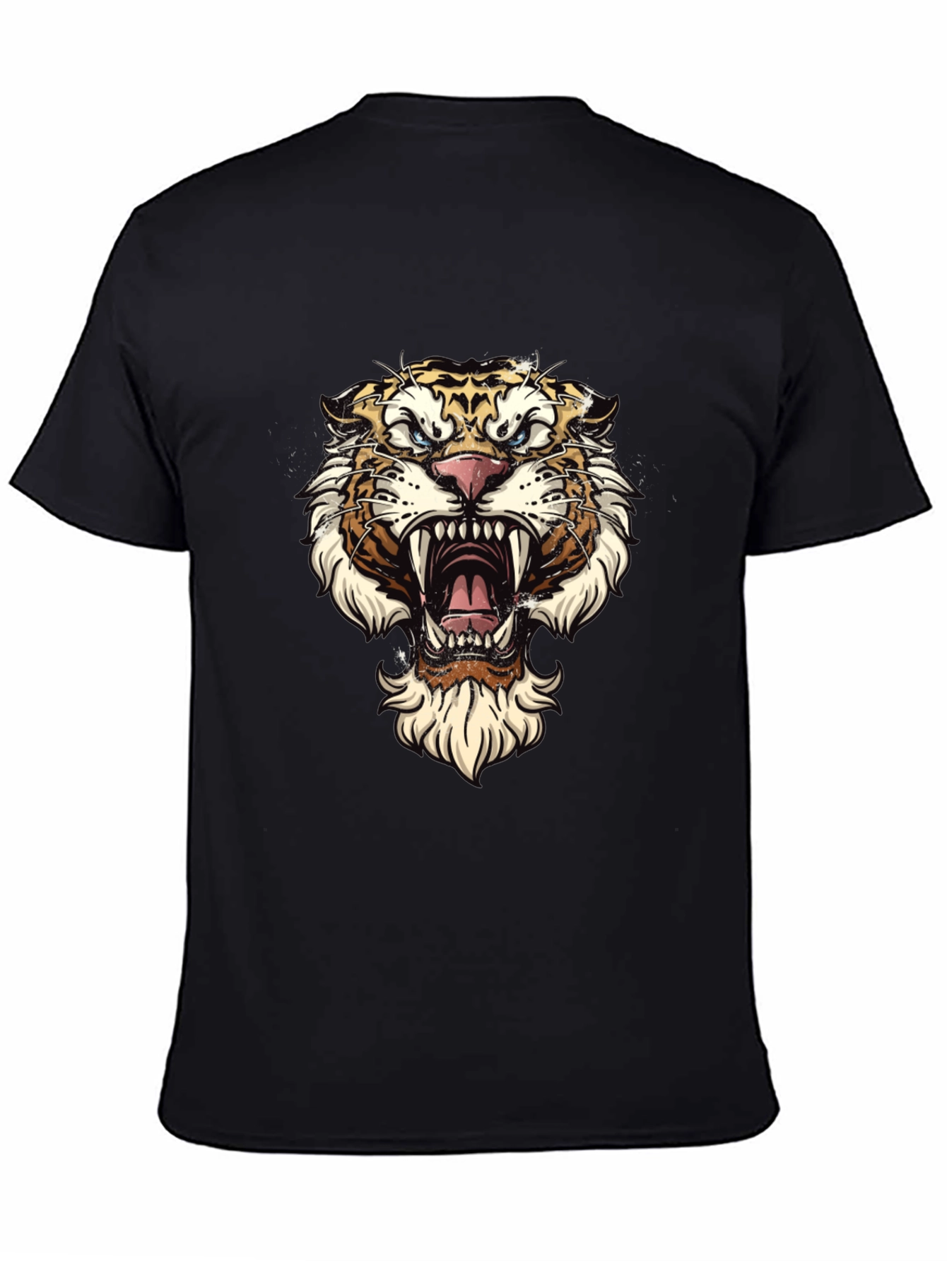 Black Tiger Graphic Tee - Fierce Style view 4