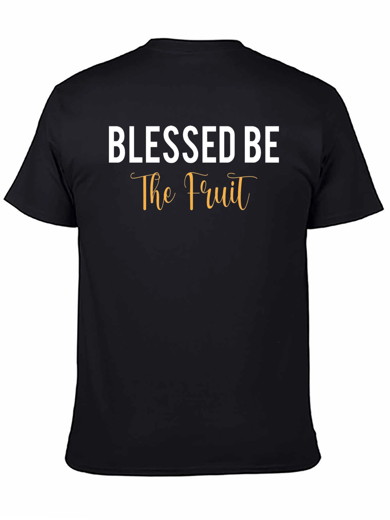 Black Blessed Be the Fruit Graphic Tee view 4