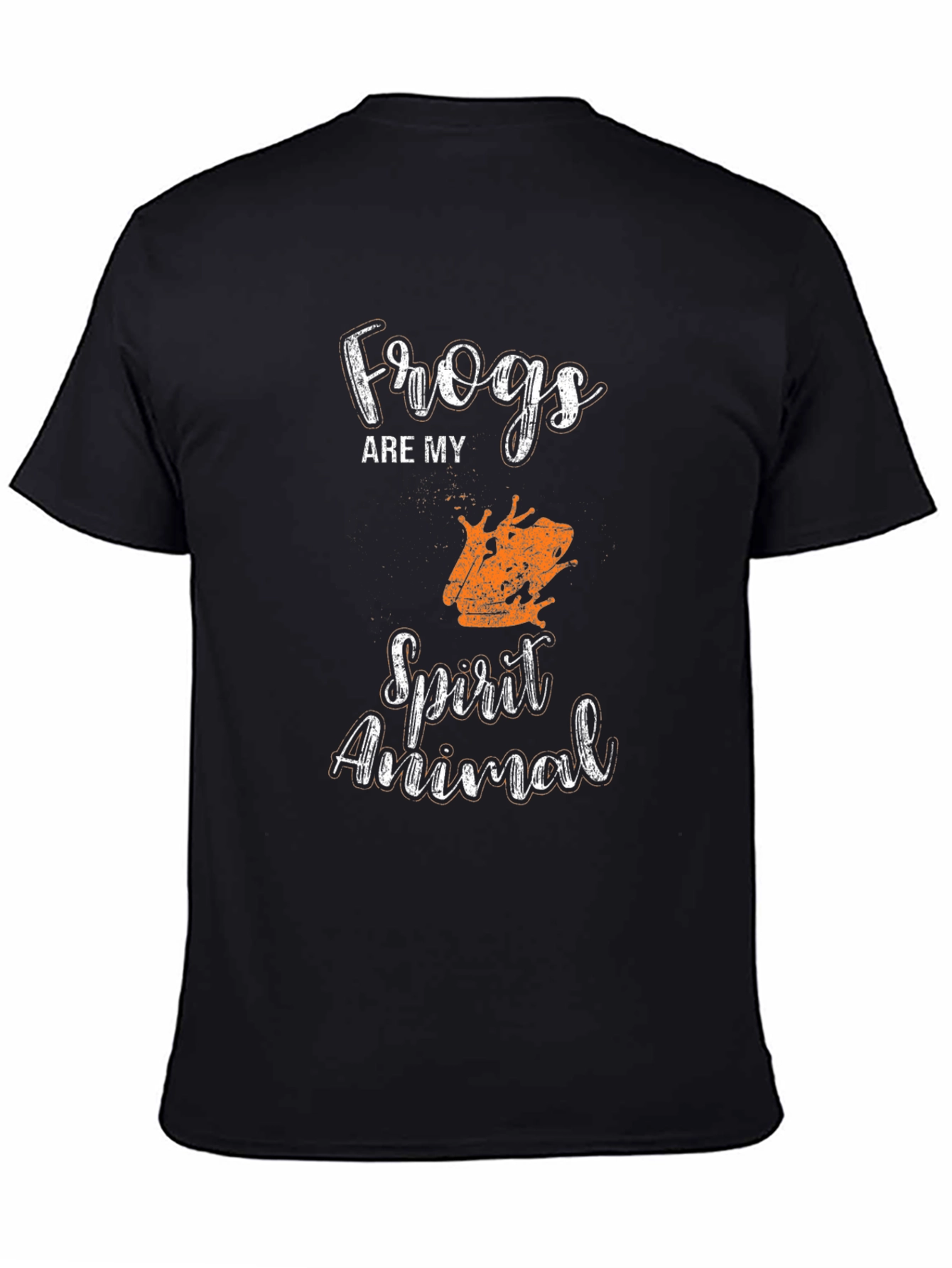Black Frogs Are My Spirit Animal T-Shirt view 4